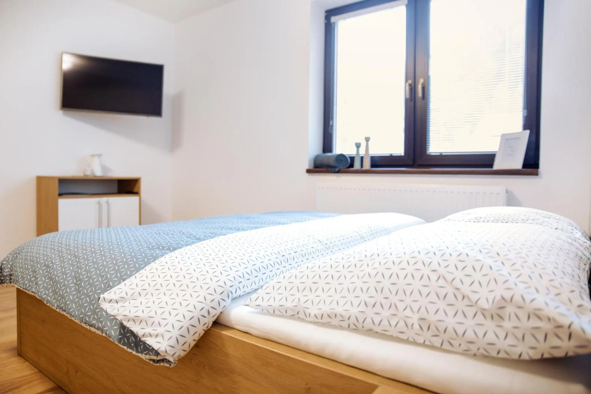 TV and multimedia, Bed in Apartmány Na Čtvrtích