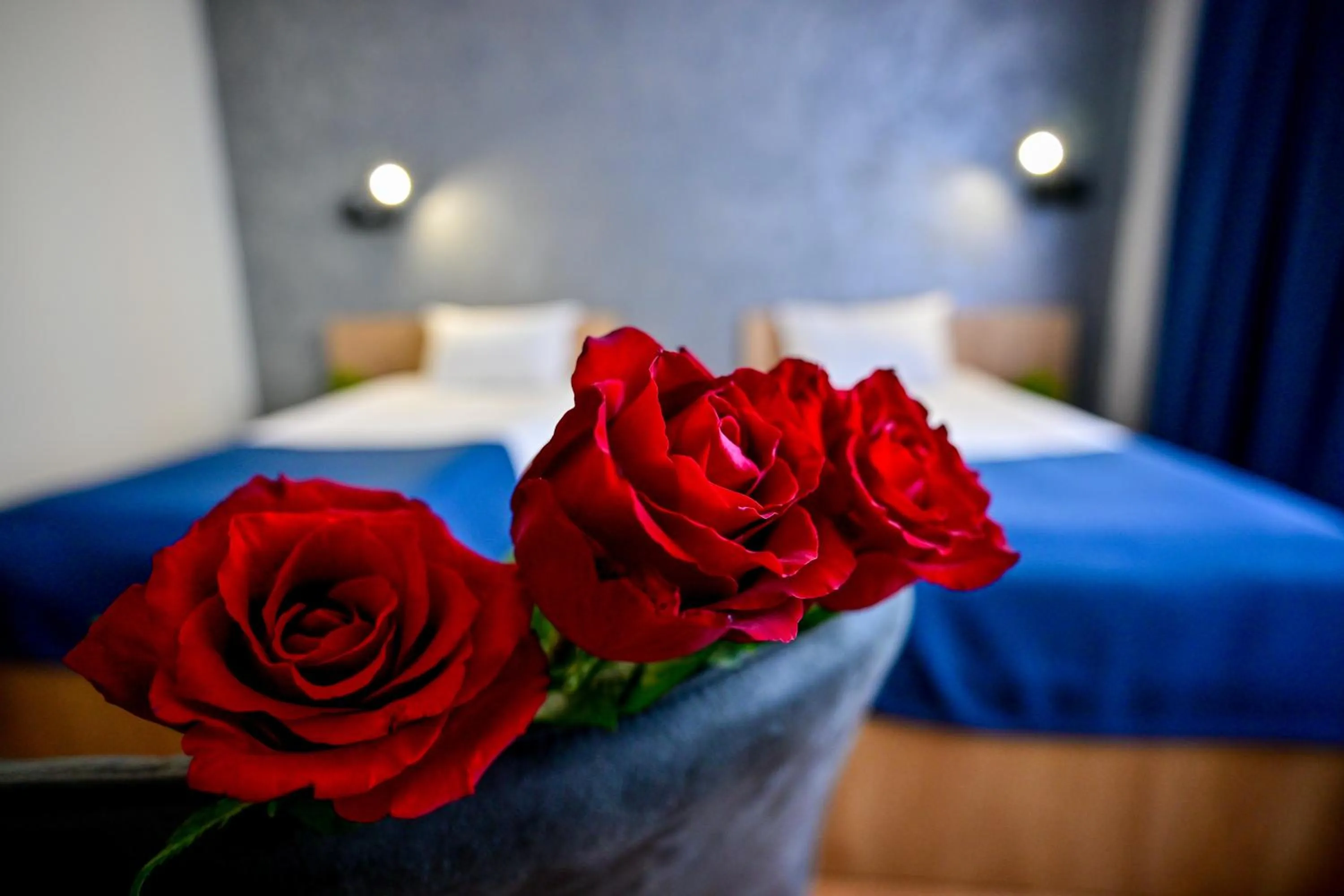 Bedroom, Bed in Hotel Class Hermannstadt