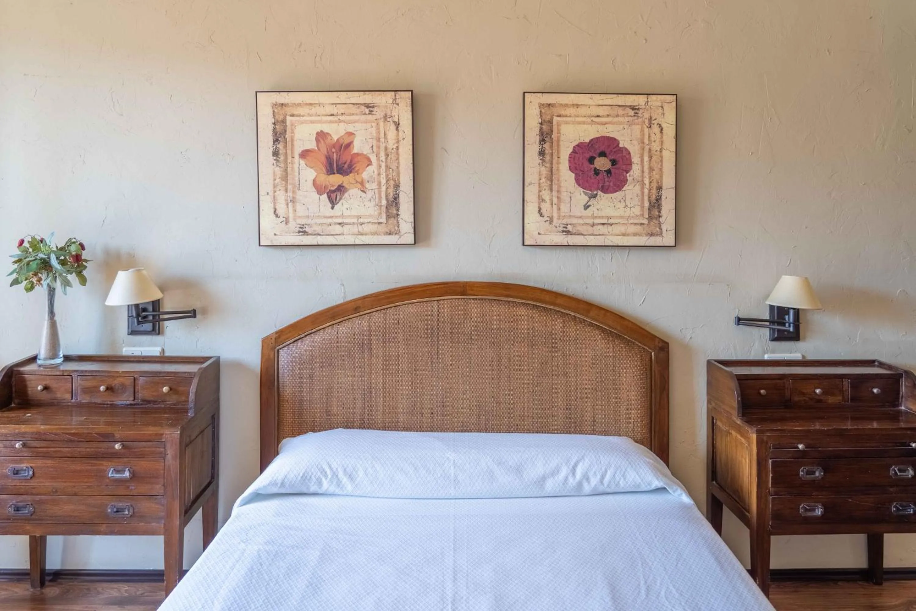 Bed in Posada Real Restaurante El Linar Del Zaire