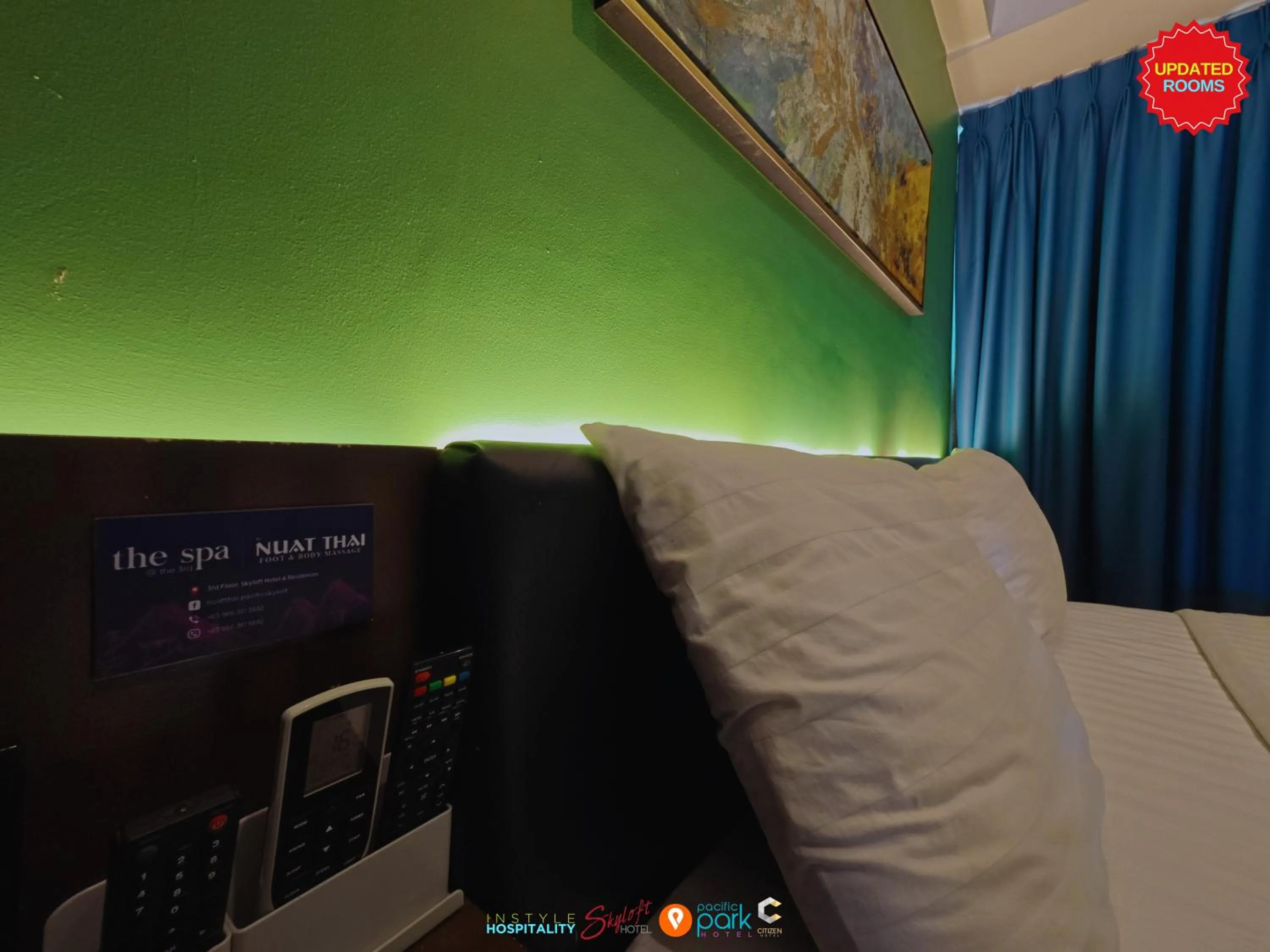 Bed in Skyloft Hotel