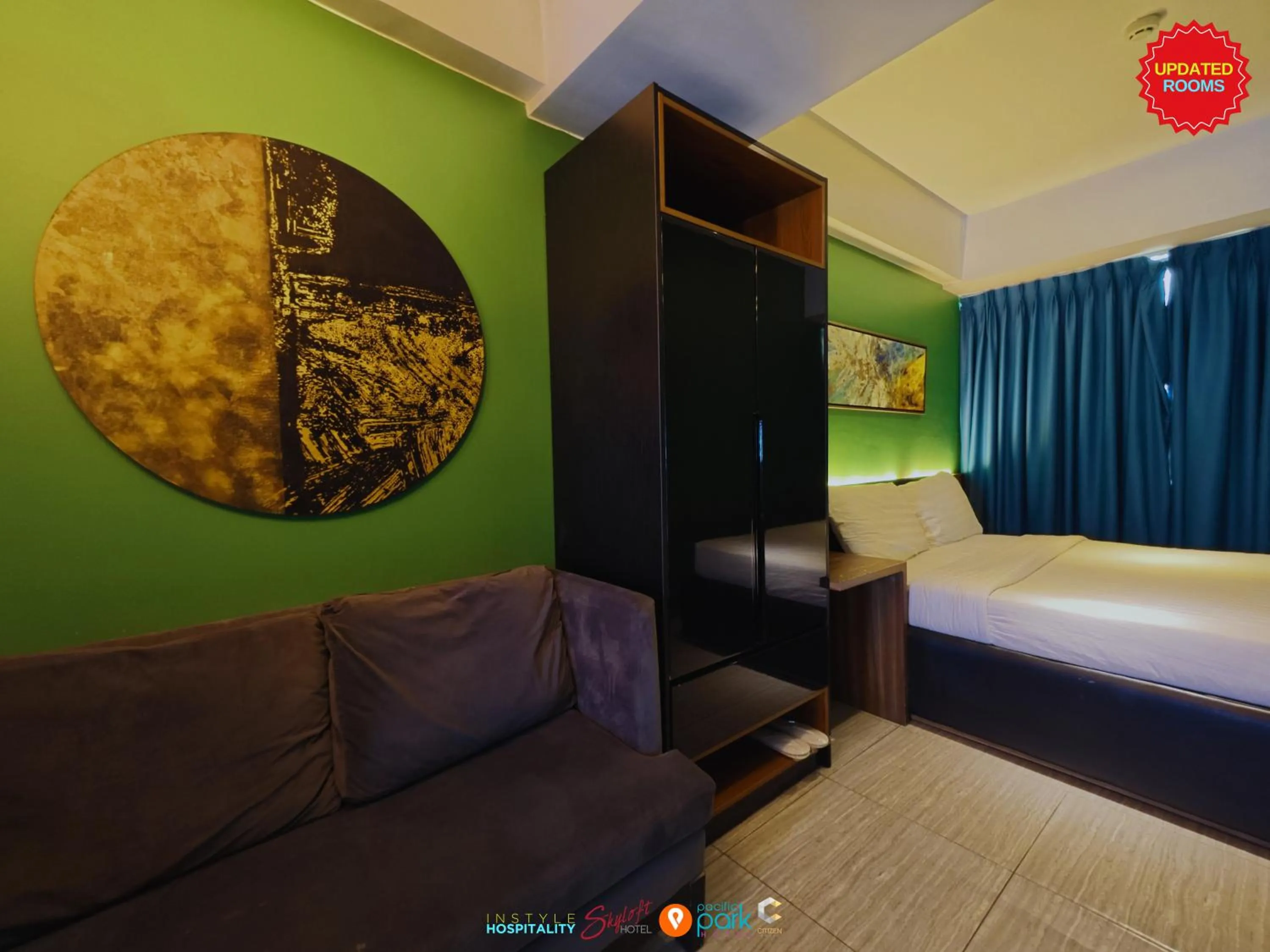 Bed in Skyloft Hotel