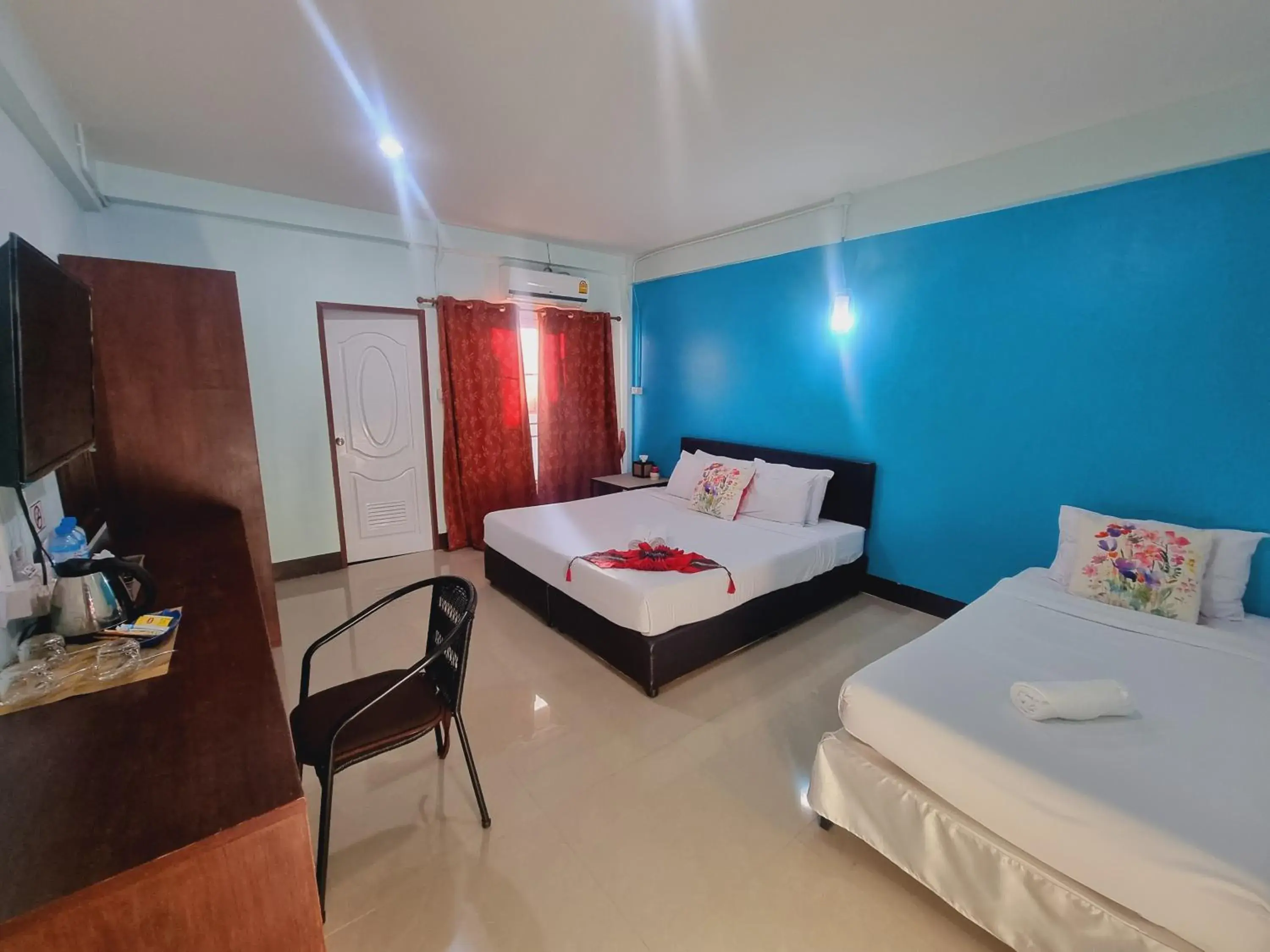 Bed in Chat House Soi 18 Mithuna Chiangrai Bed in Chat House Soi 18 Mithuna Chiangrai