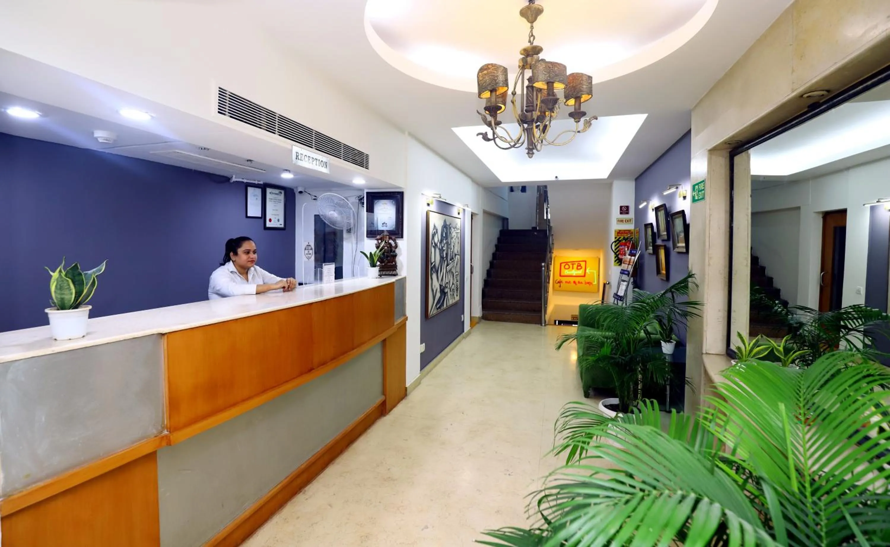 Lobby or reception in The Corus Hotel