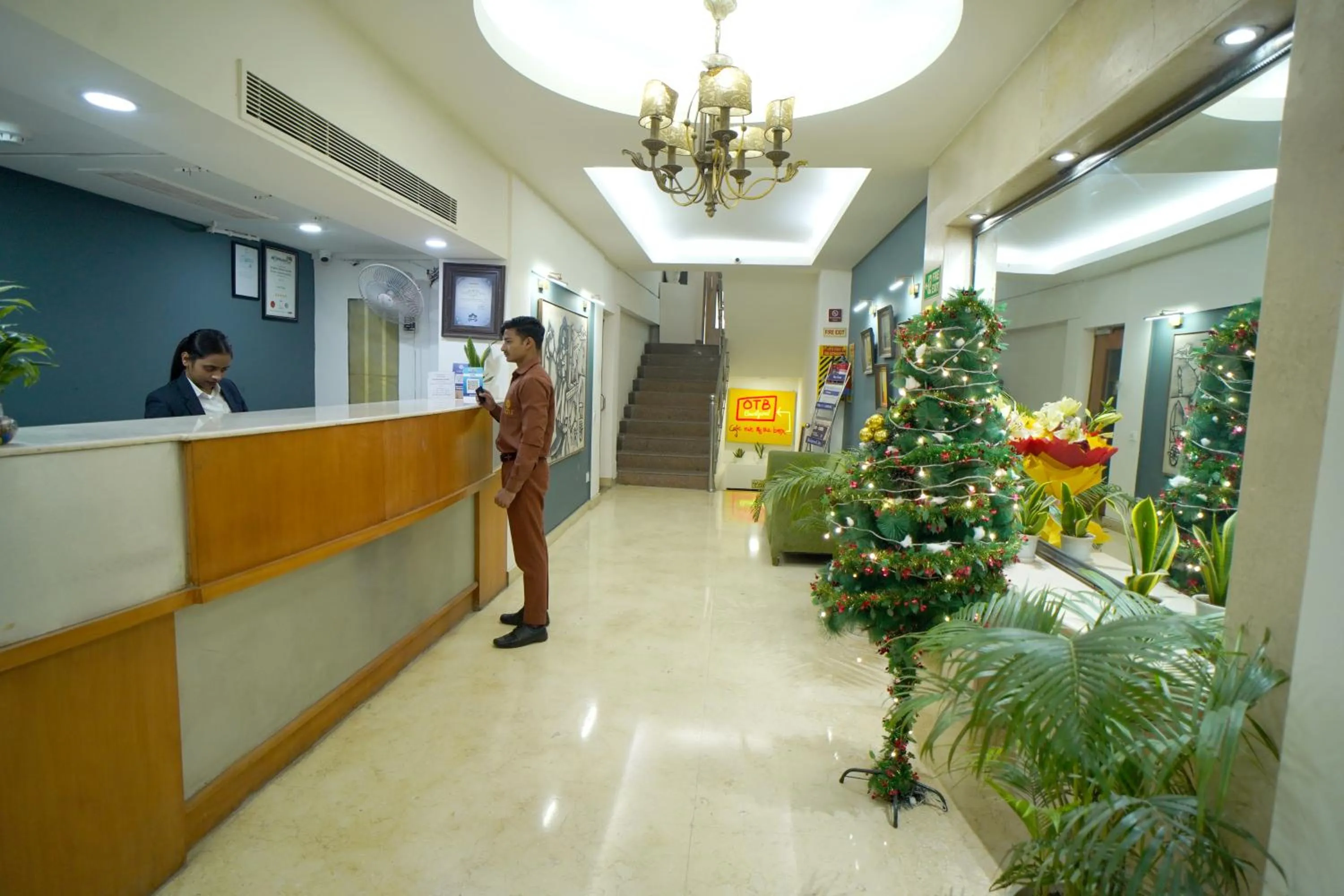 Lobby or reception in The Corus Hotel
