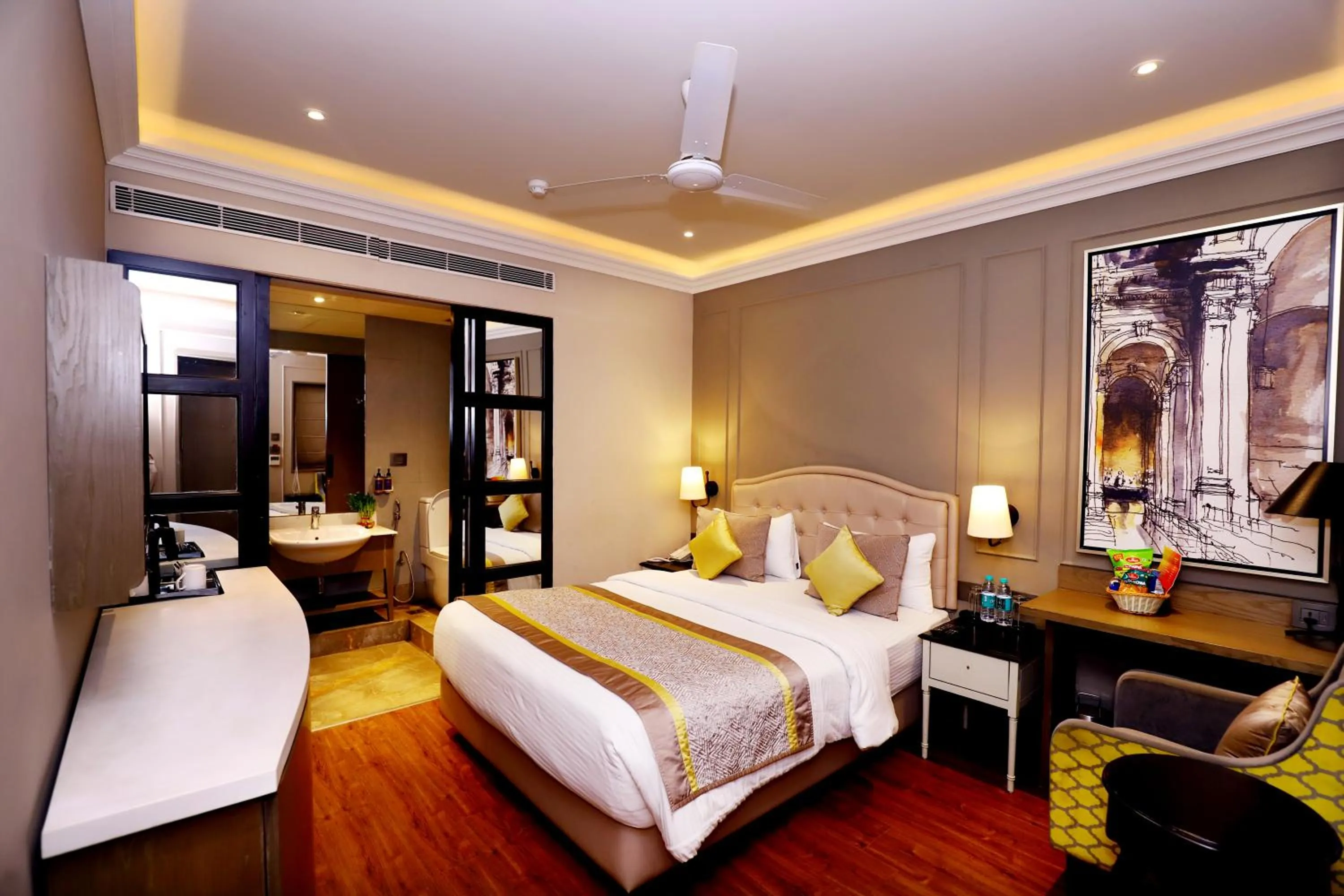 Bedroom, Bed in The Corus Hotel