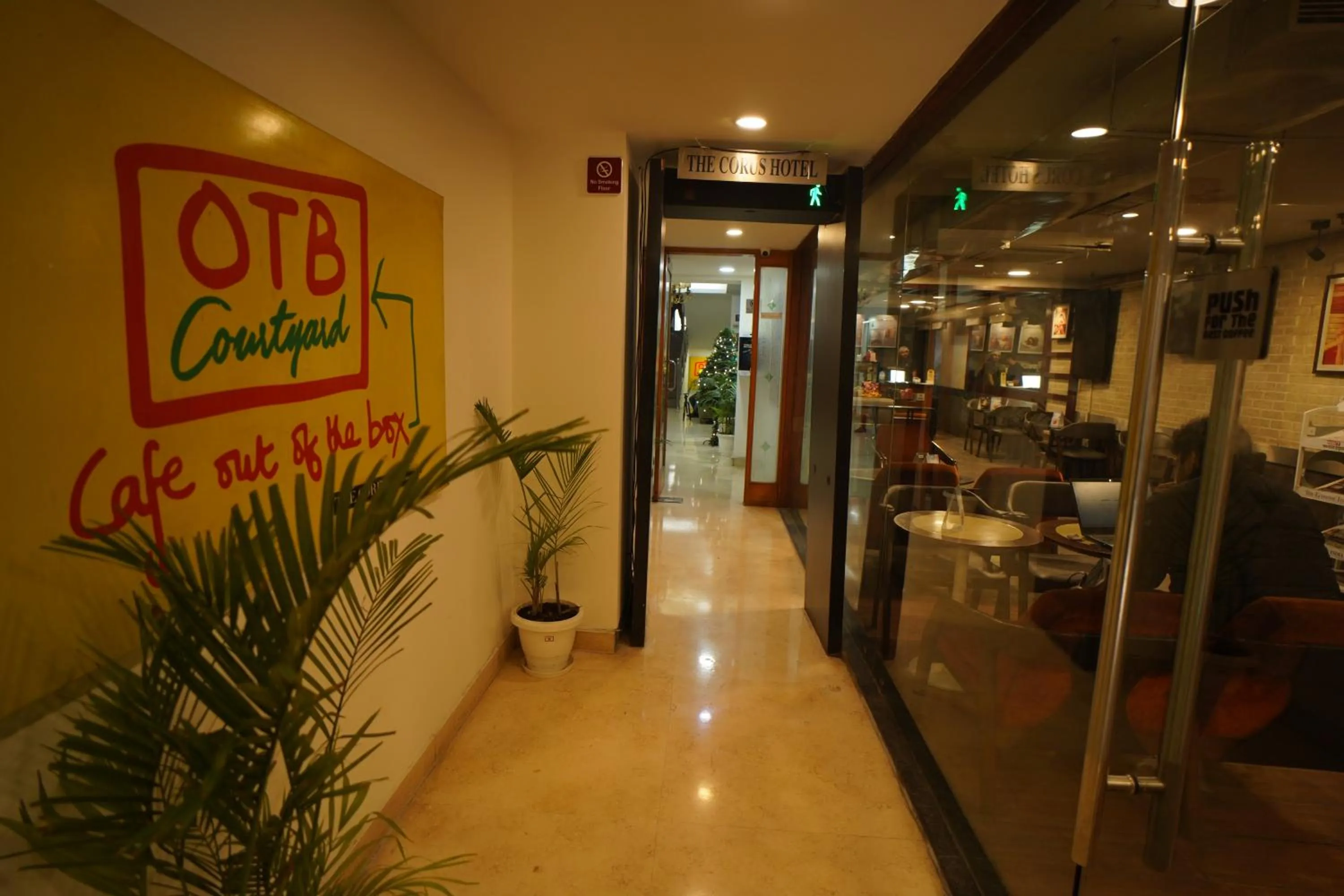 Facade/entrance in The Corus Hotel