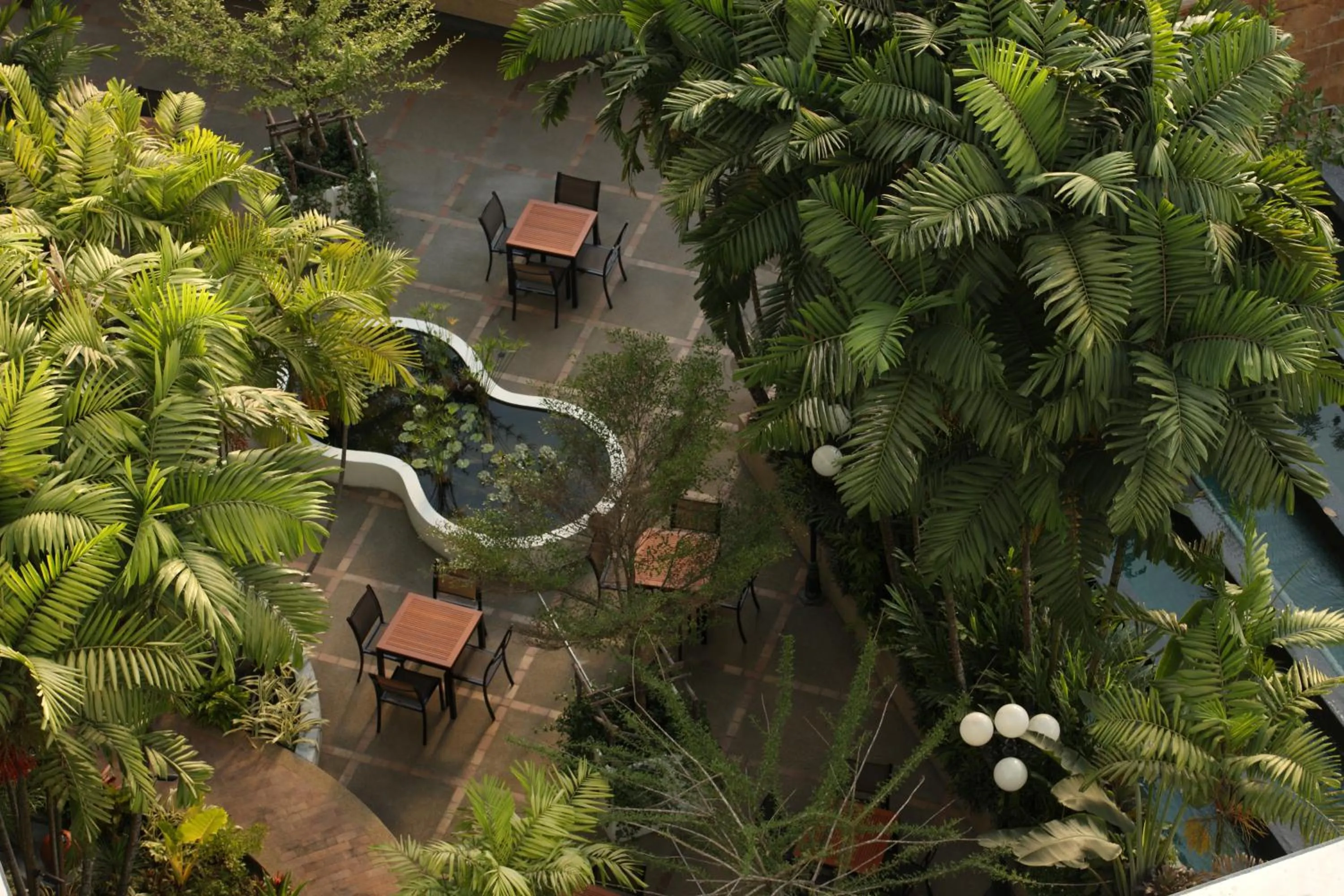 Garden in Dusit Princess Srinakarin Bangkok