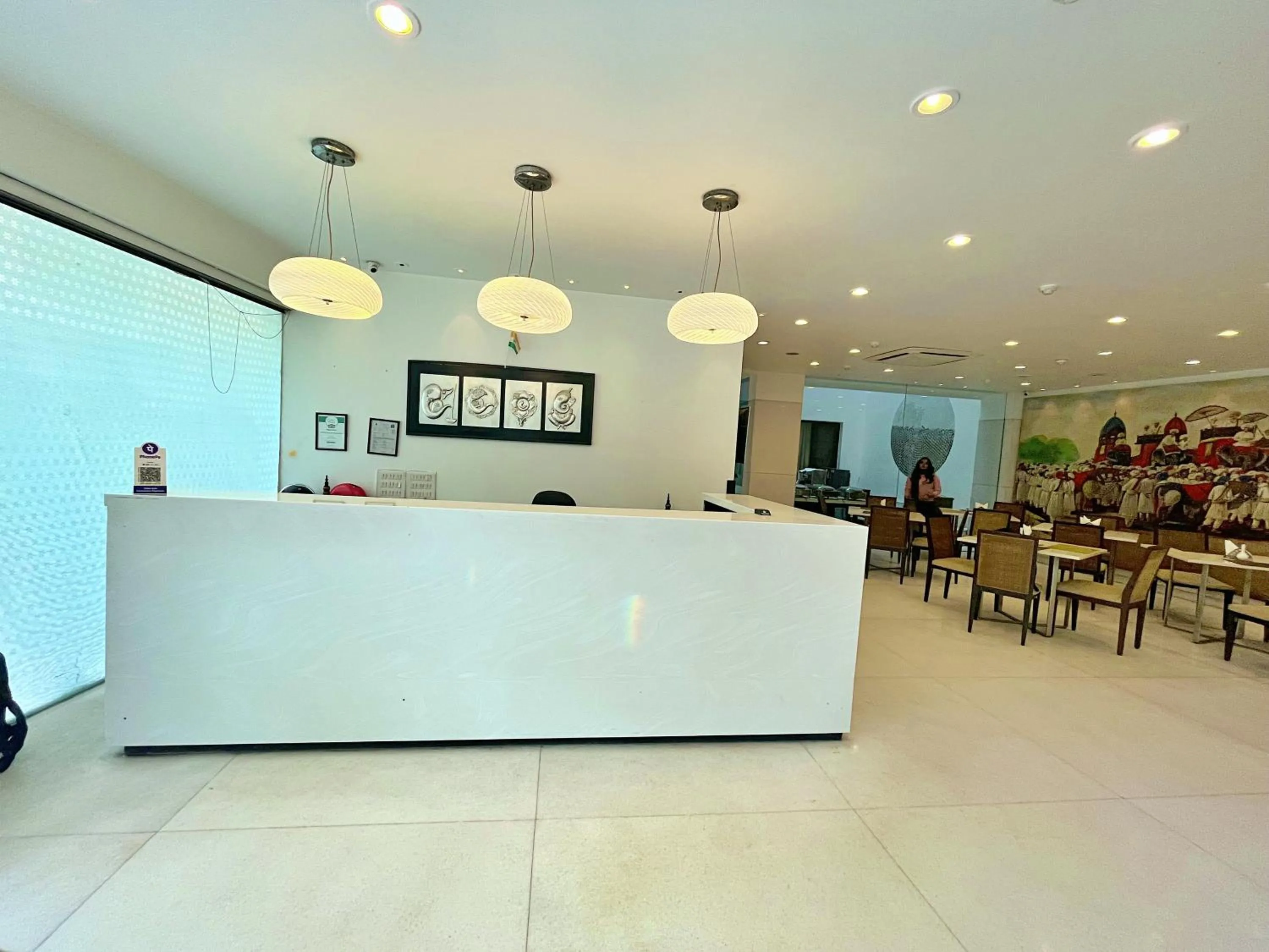 Lobby or reception in Amber Inn by Orion Hotels
