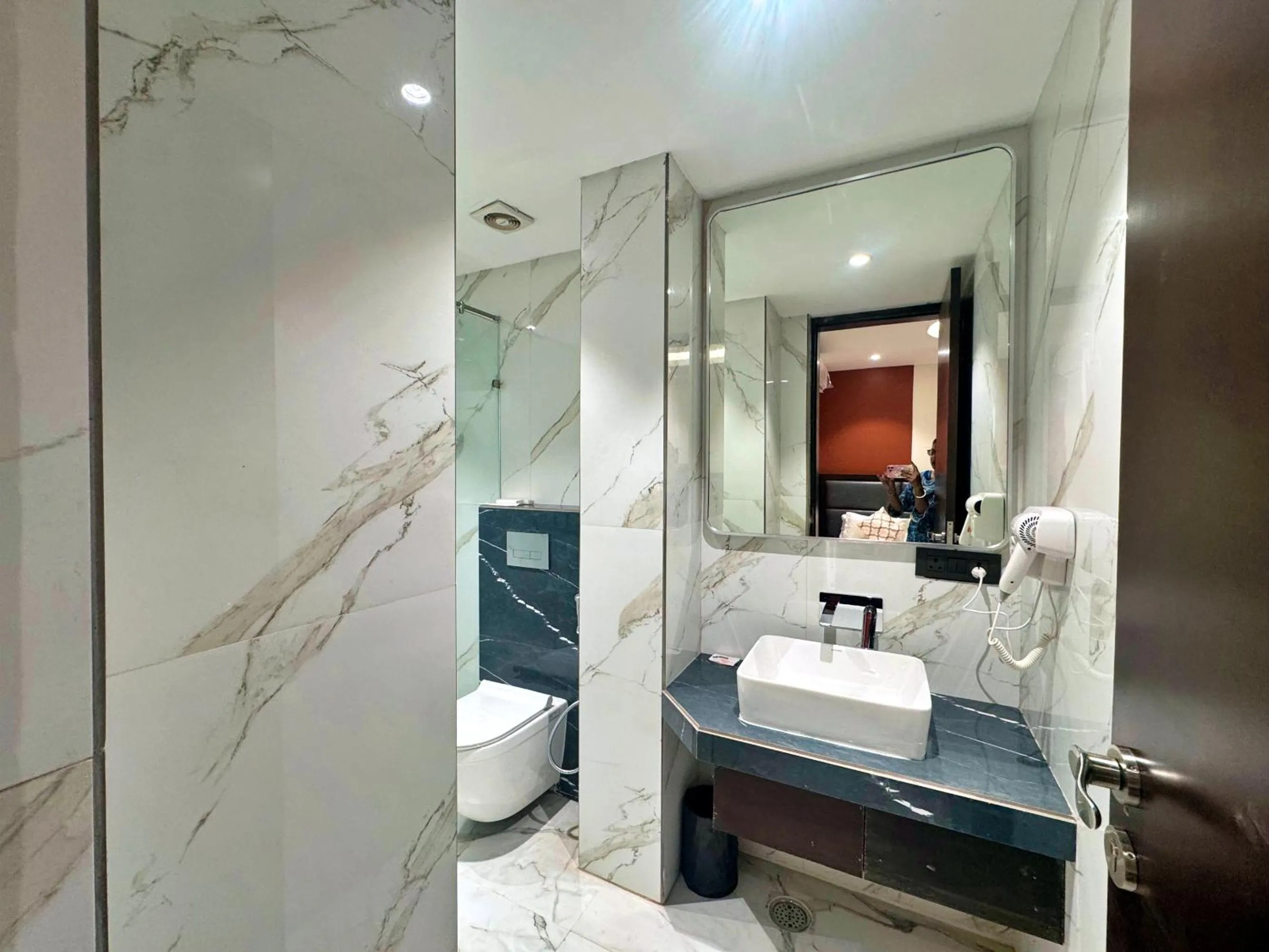 Shower in Amber Inn by Orion Hotels