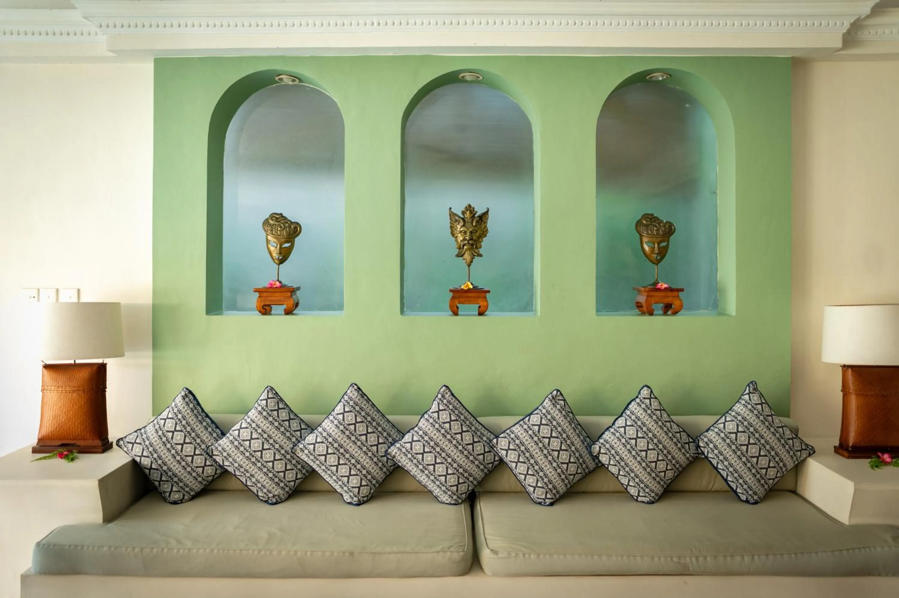 Living room in Villa Coco Bali