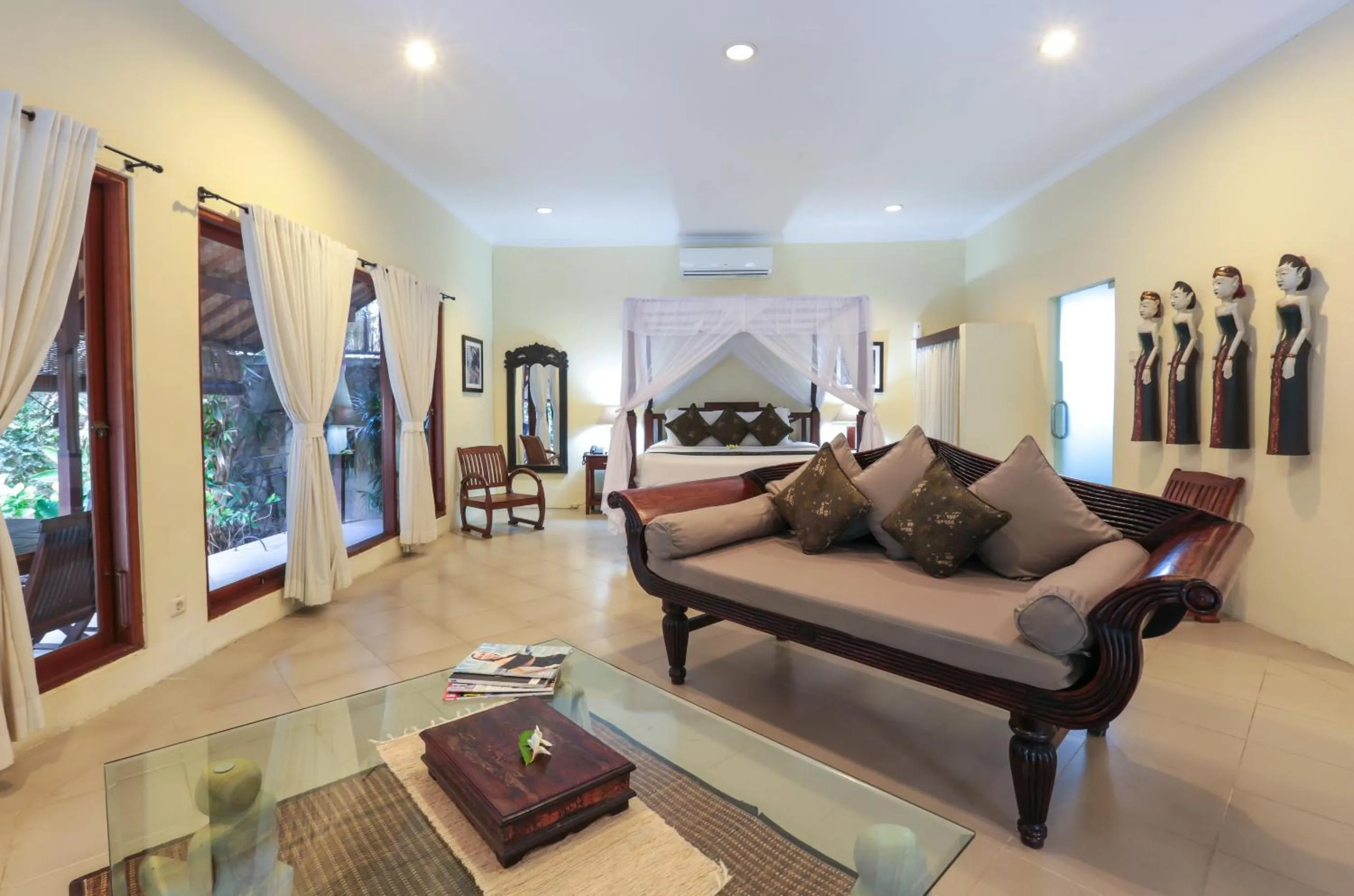 Seating area in Villa Coco Bali