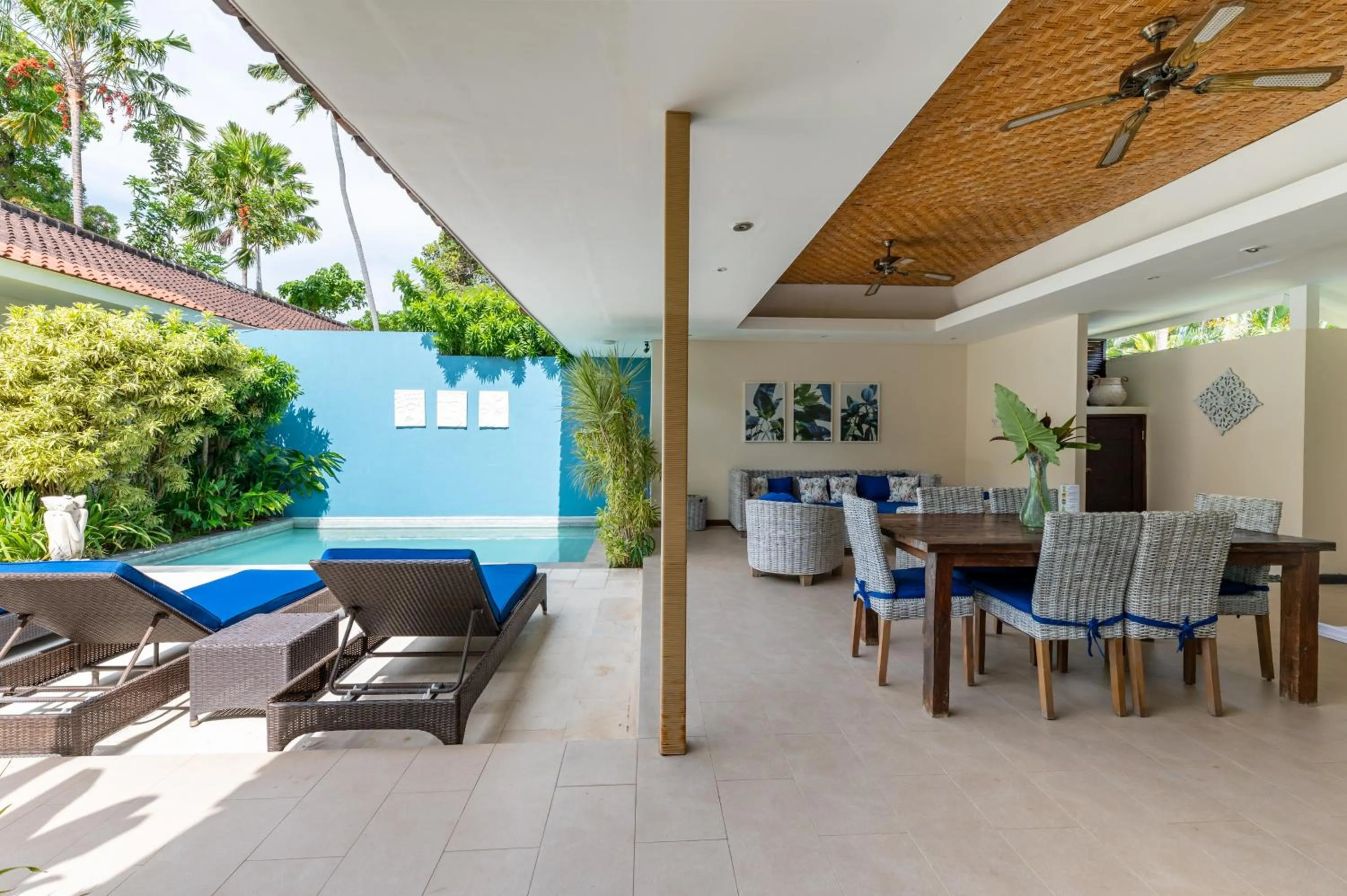 Pool view in Villa Coco Bali