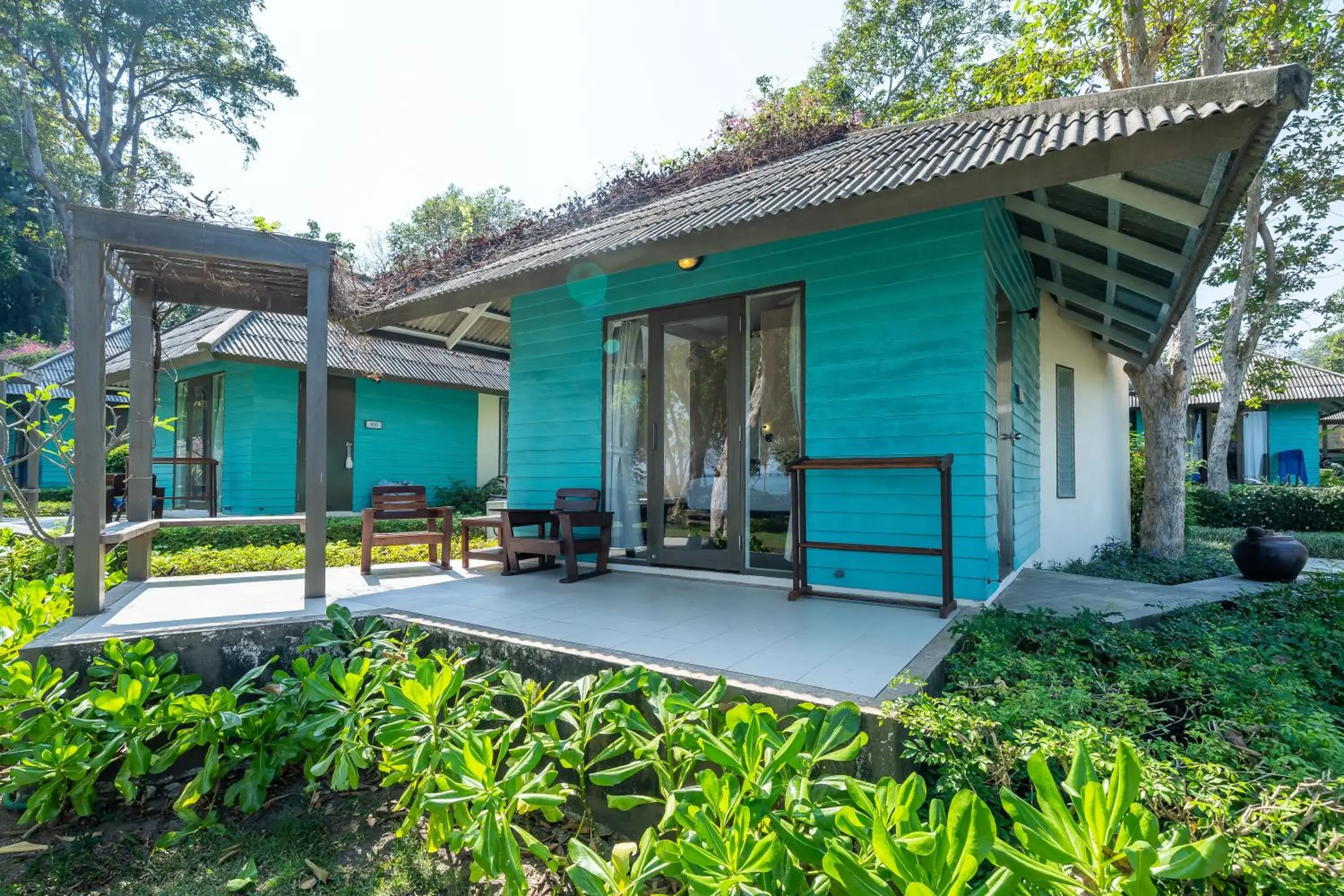 Garden view in Sai Kaew Beach Resort Garden view in Sai Kaew Beach Resort