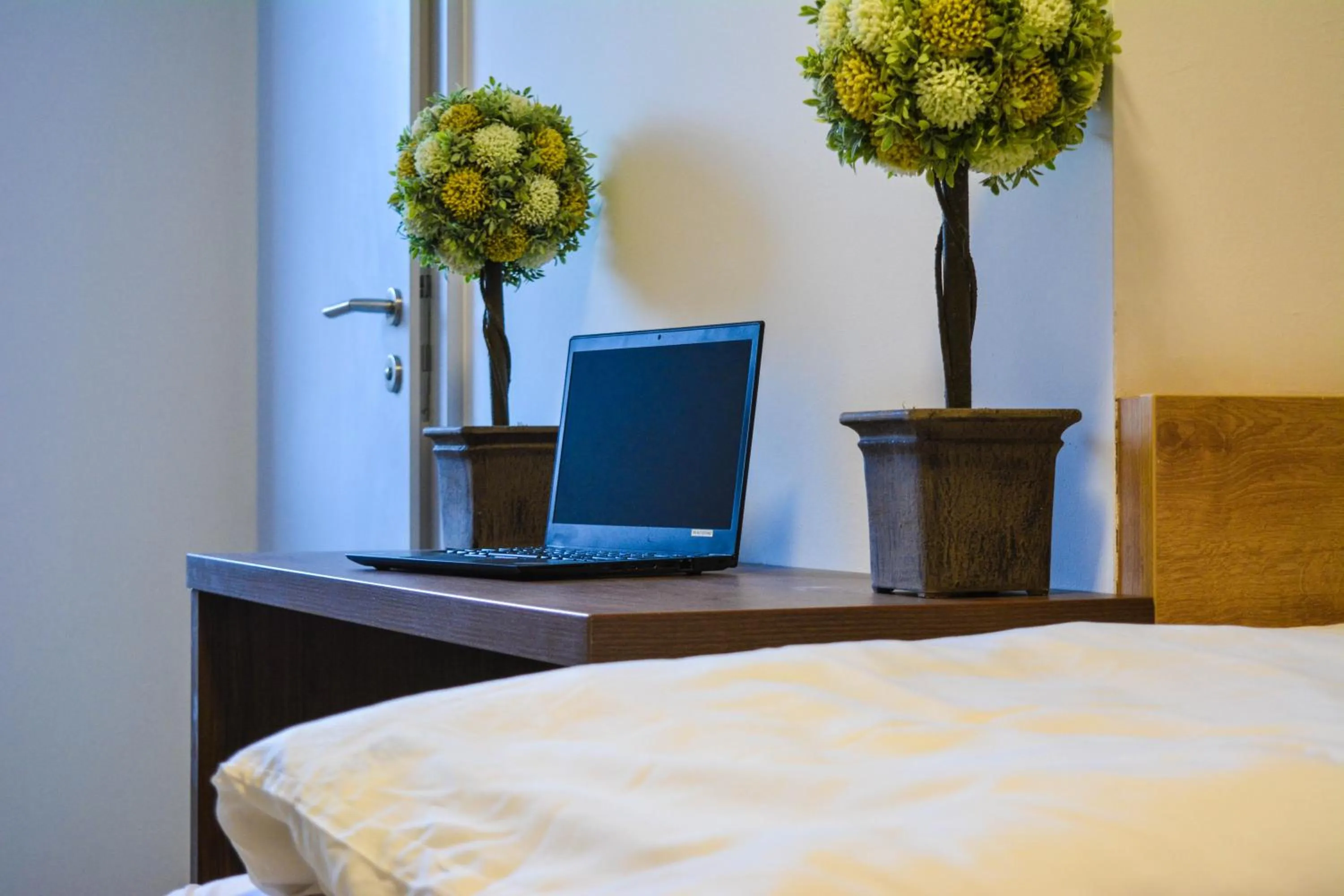 Decorative detail, Bed in Wels Inn Hotel