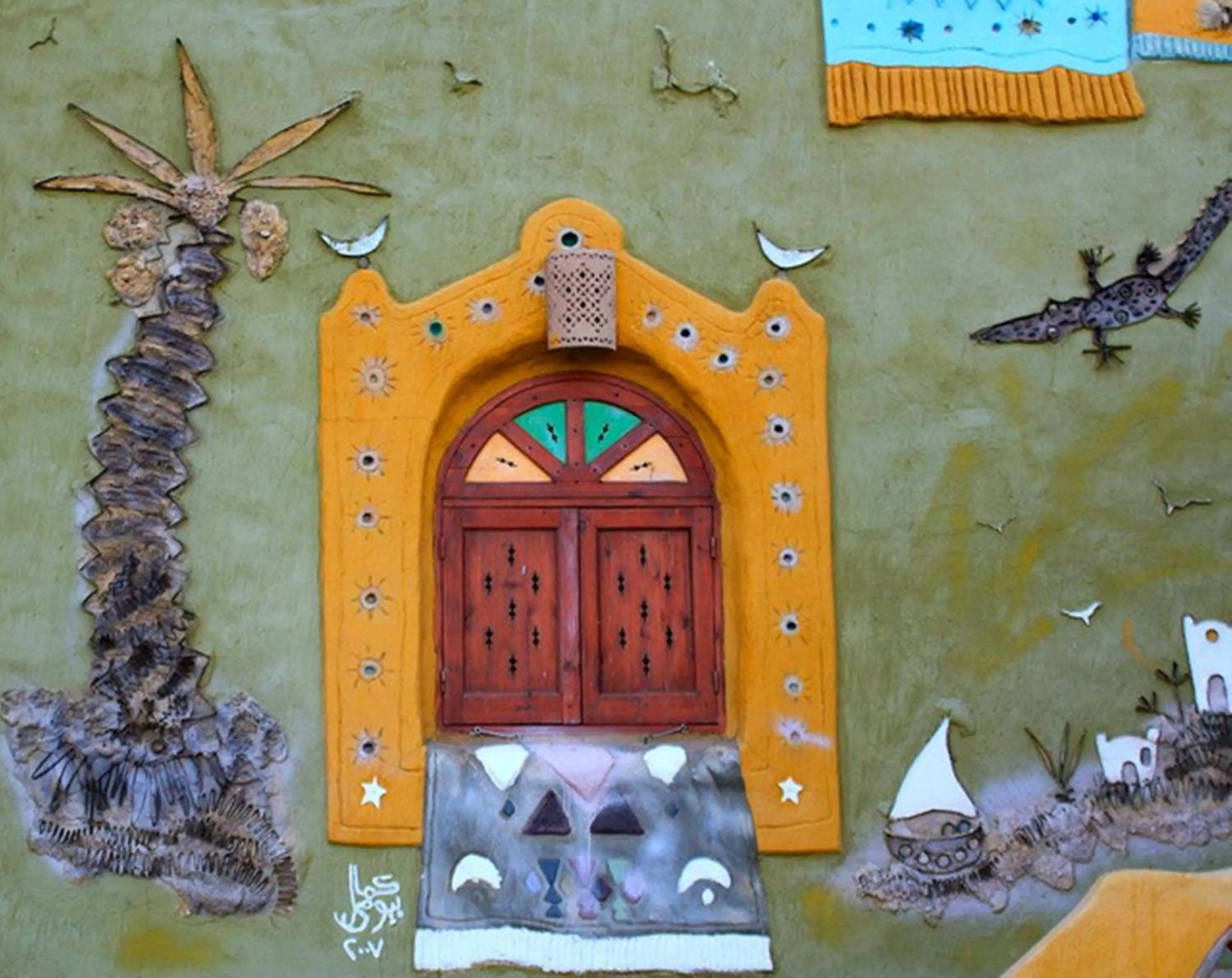 Decorative detail in Anakato Nubian Experience