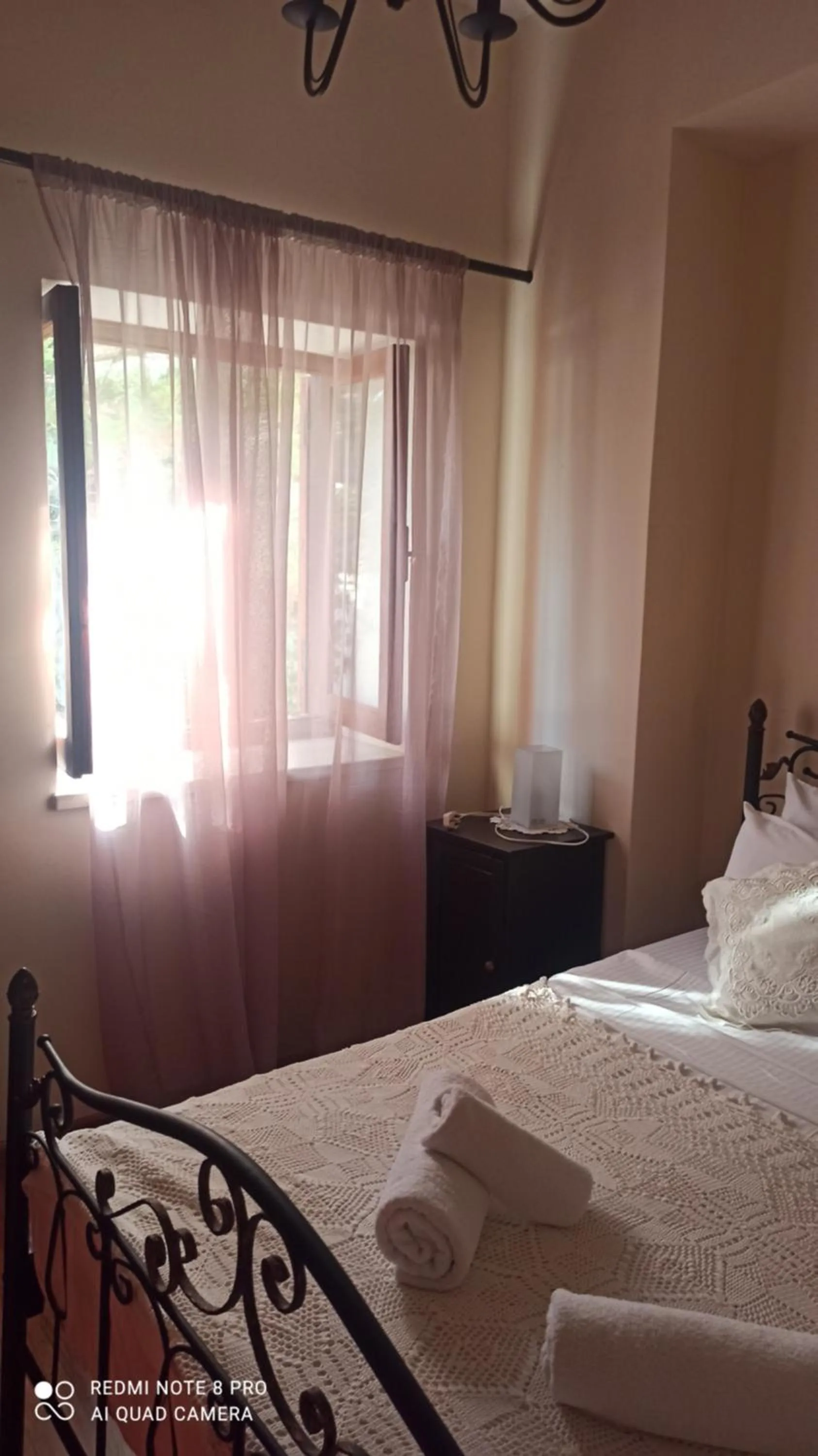 Bed in Lefkara Hotel