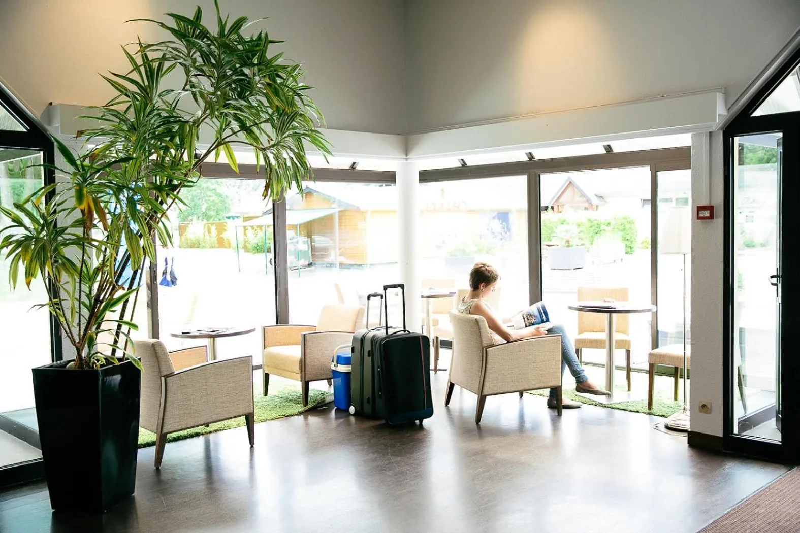 Lobby or reception in Hôtel Vert