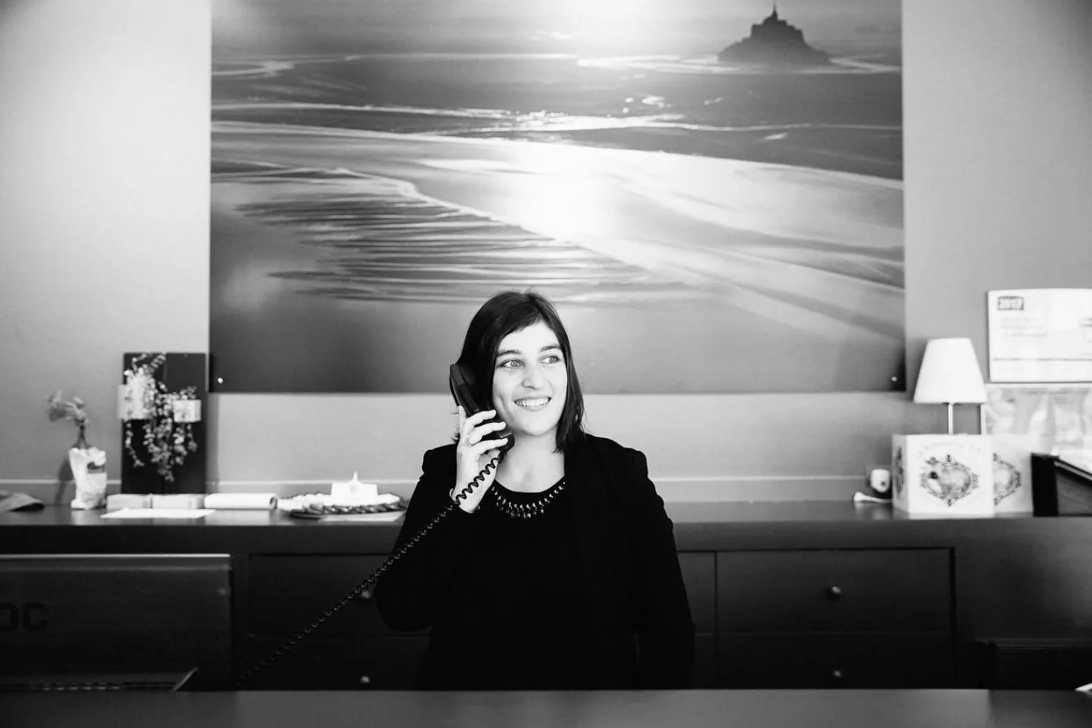 Lobby or reception in Hôtel Vert