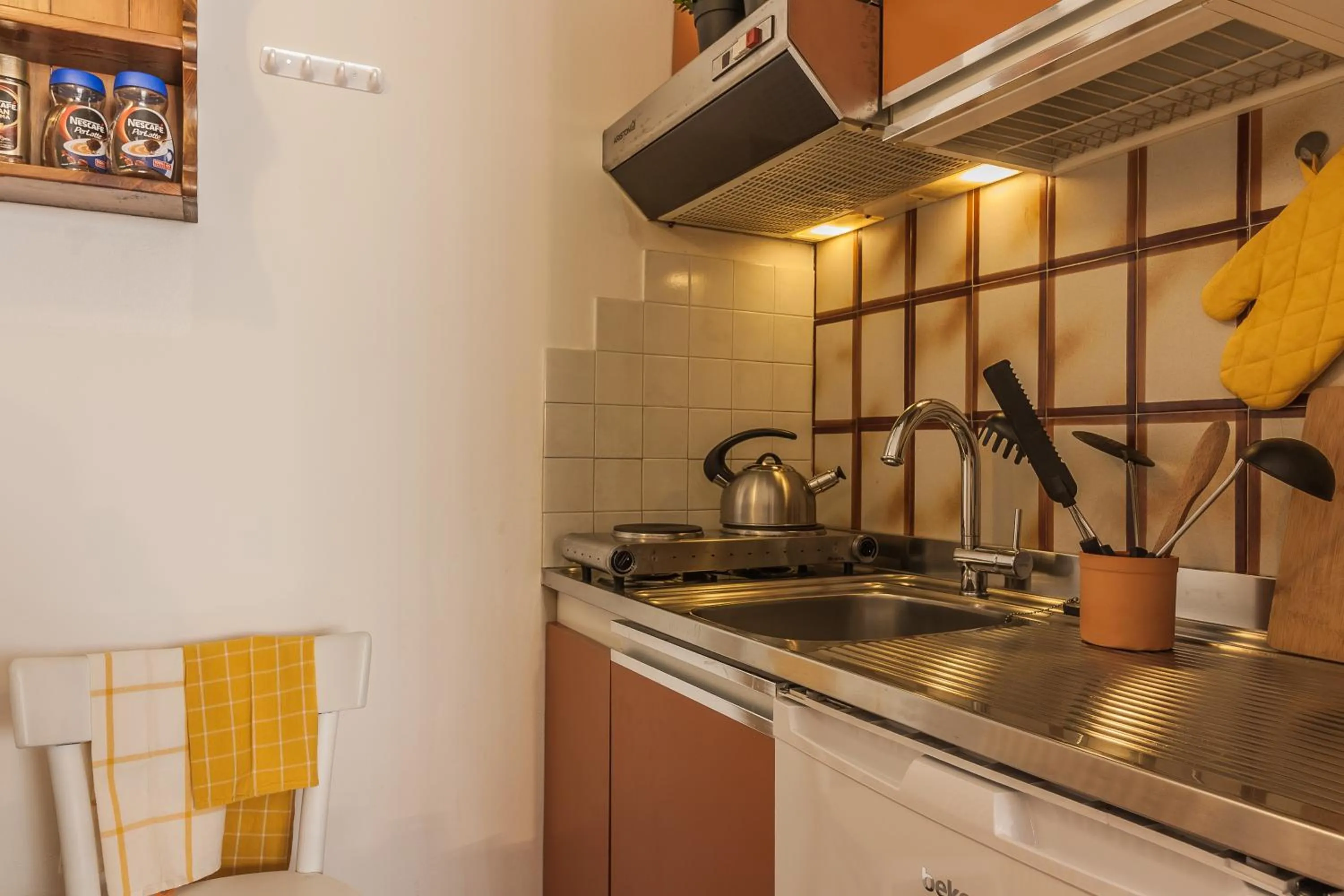 Kitchen or kitchenette in Casa Ambra Comfort Studio