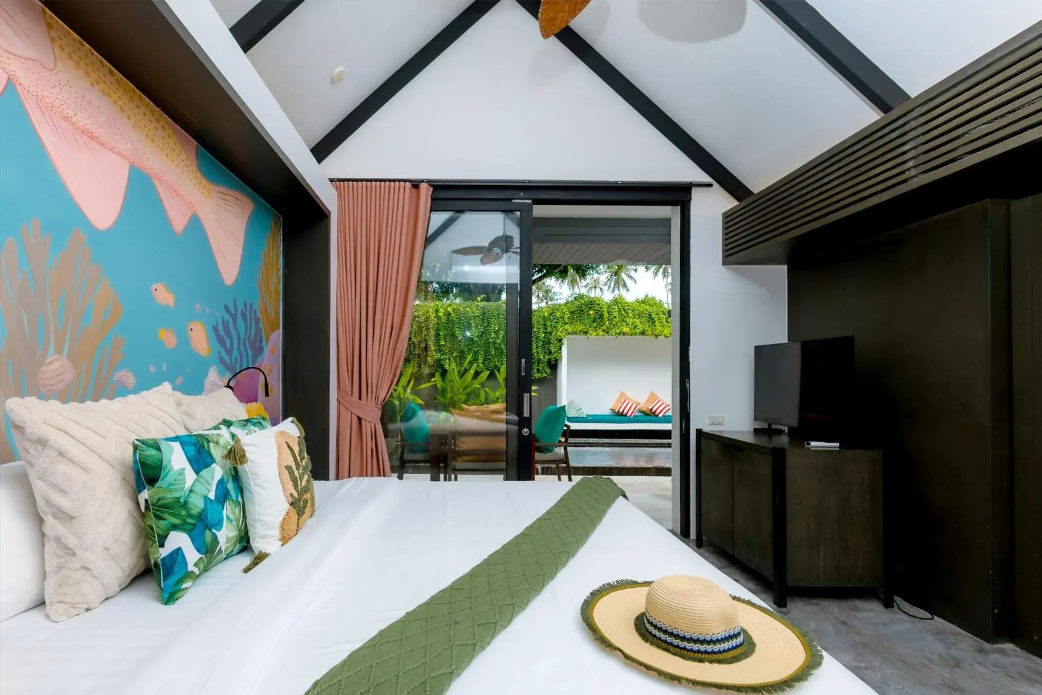 TV and multimedia, Bed in Tolani Resort Koh Samui TV and multimedia, Bed in Tolani Resort Koh Samui