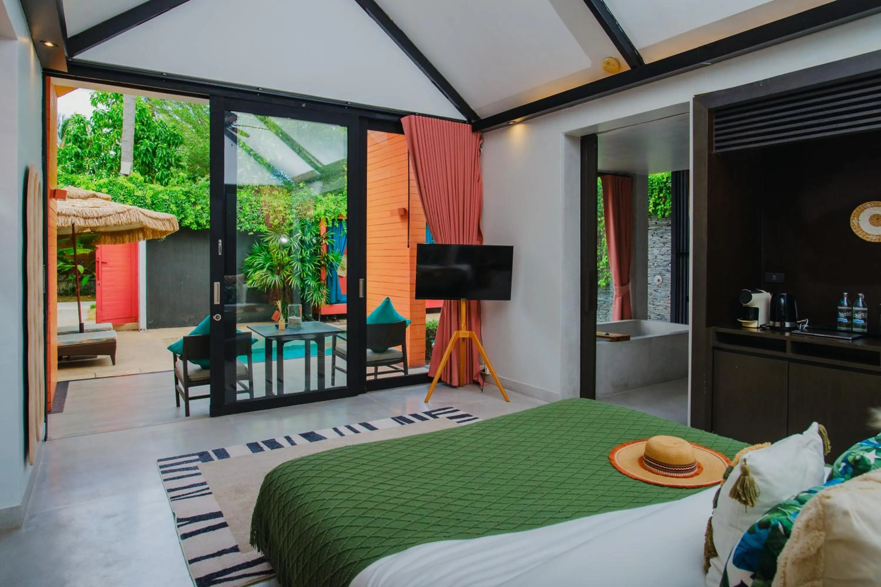 Bed in Tolani Resort Koh Samui