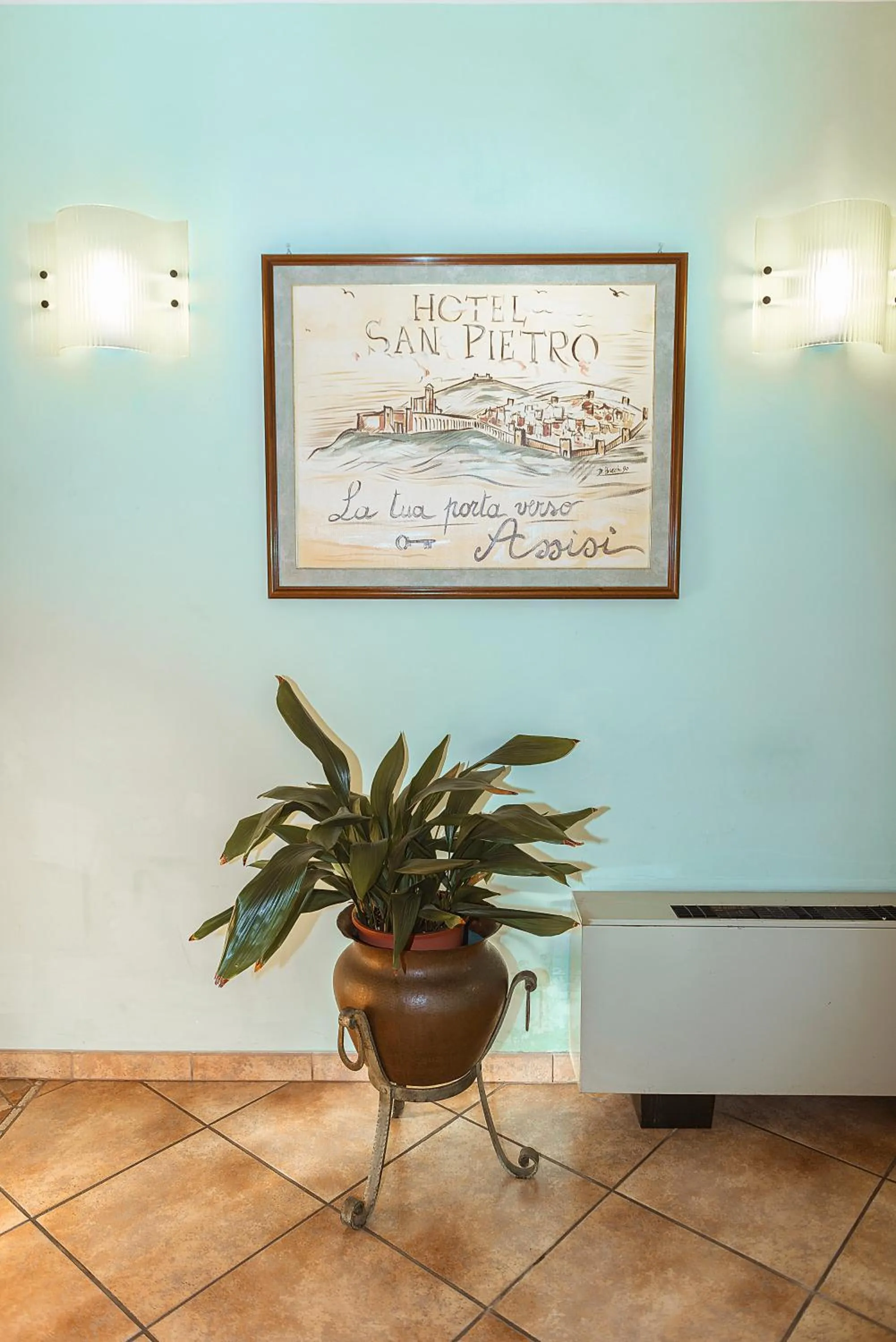 Lobby or reception in Hotel San Pietro