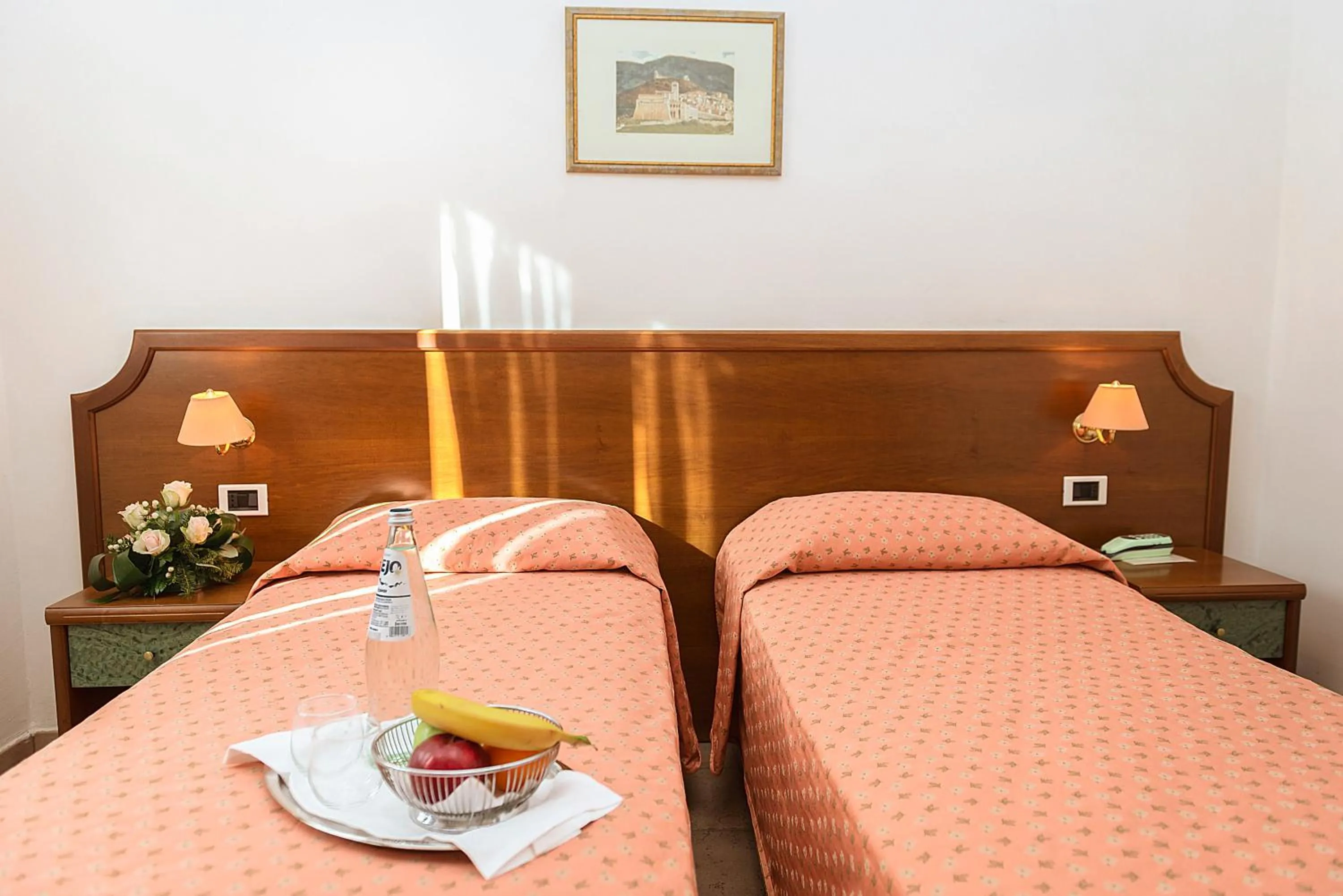 Bed in Hotel San Pietro