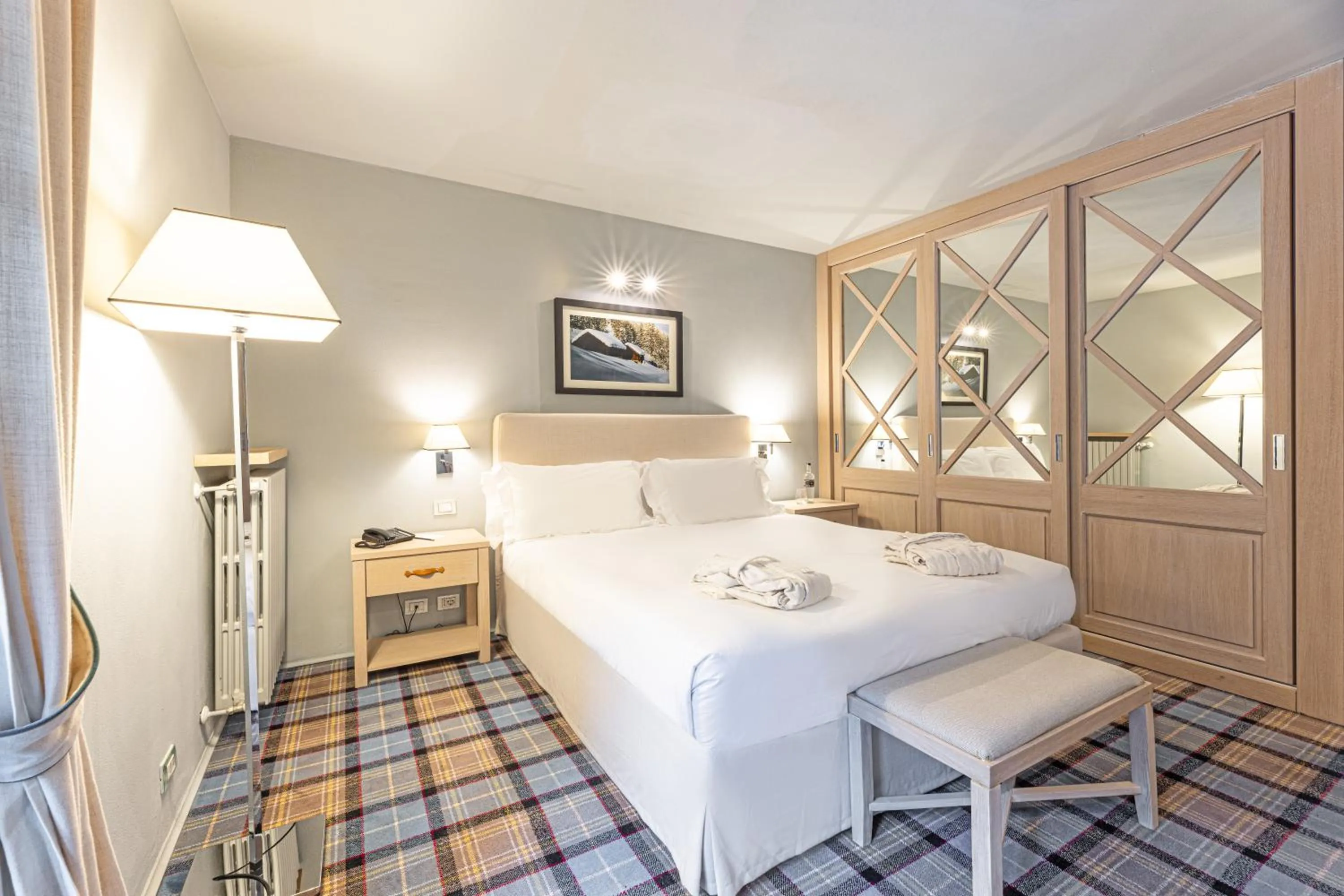 Bed in Val di Luce SPA Resort