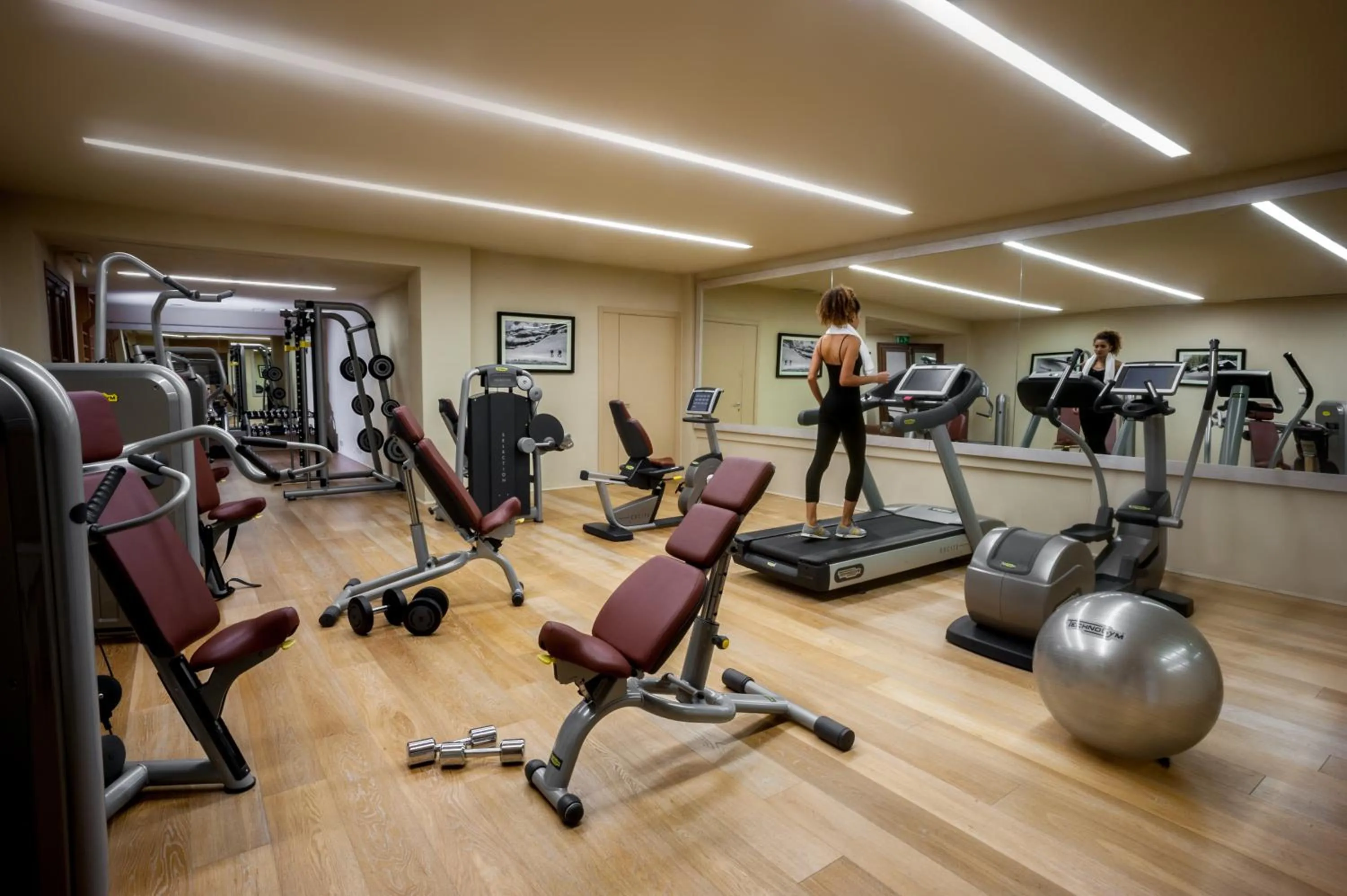 Fitness centre/facilities in Val di Luce SPA Resort