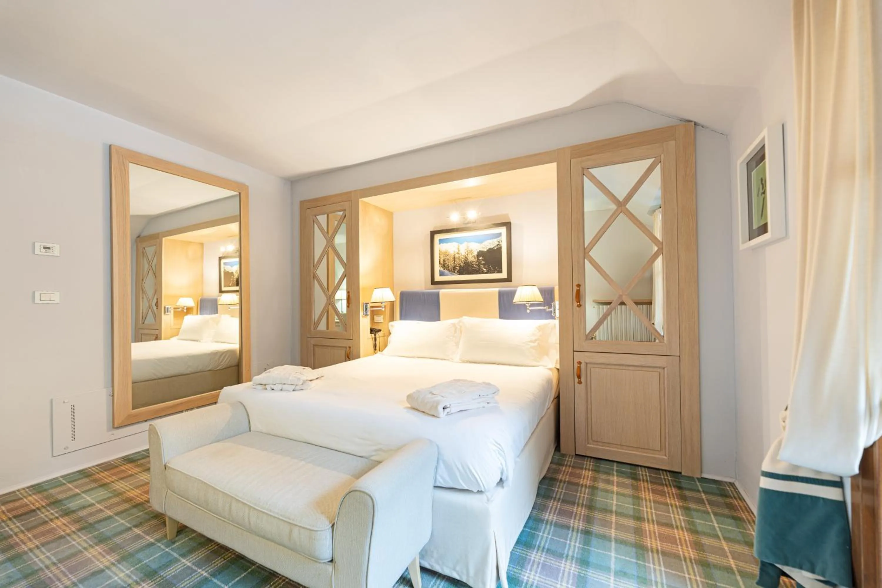 Bed in Val di Luce SPA Resort