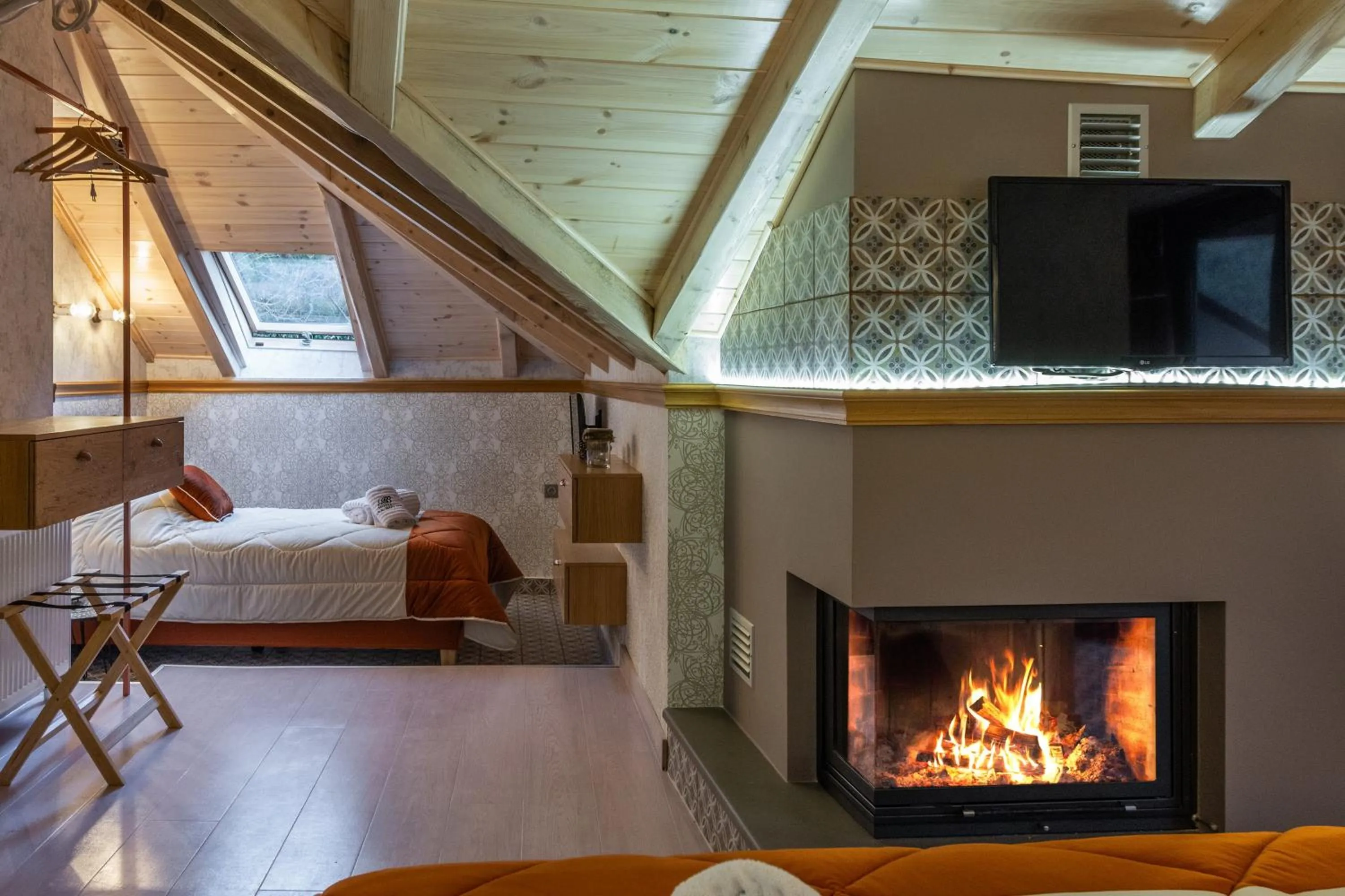 TV and multimedia, Bed in Villa Virginia Hotel