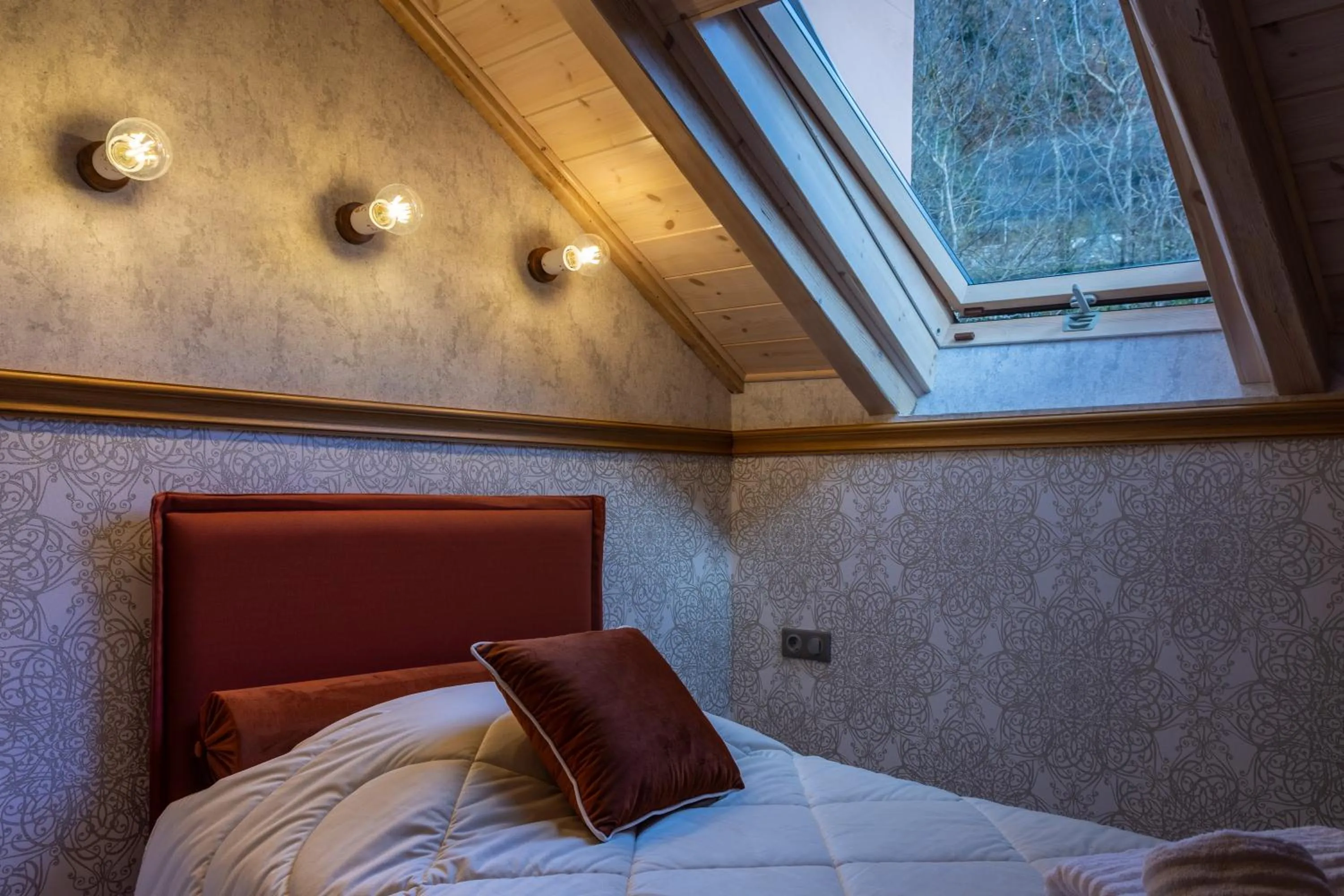 View (from property/room), Bed in Villa Virginia Hotel