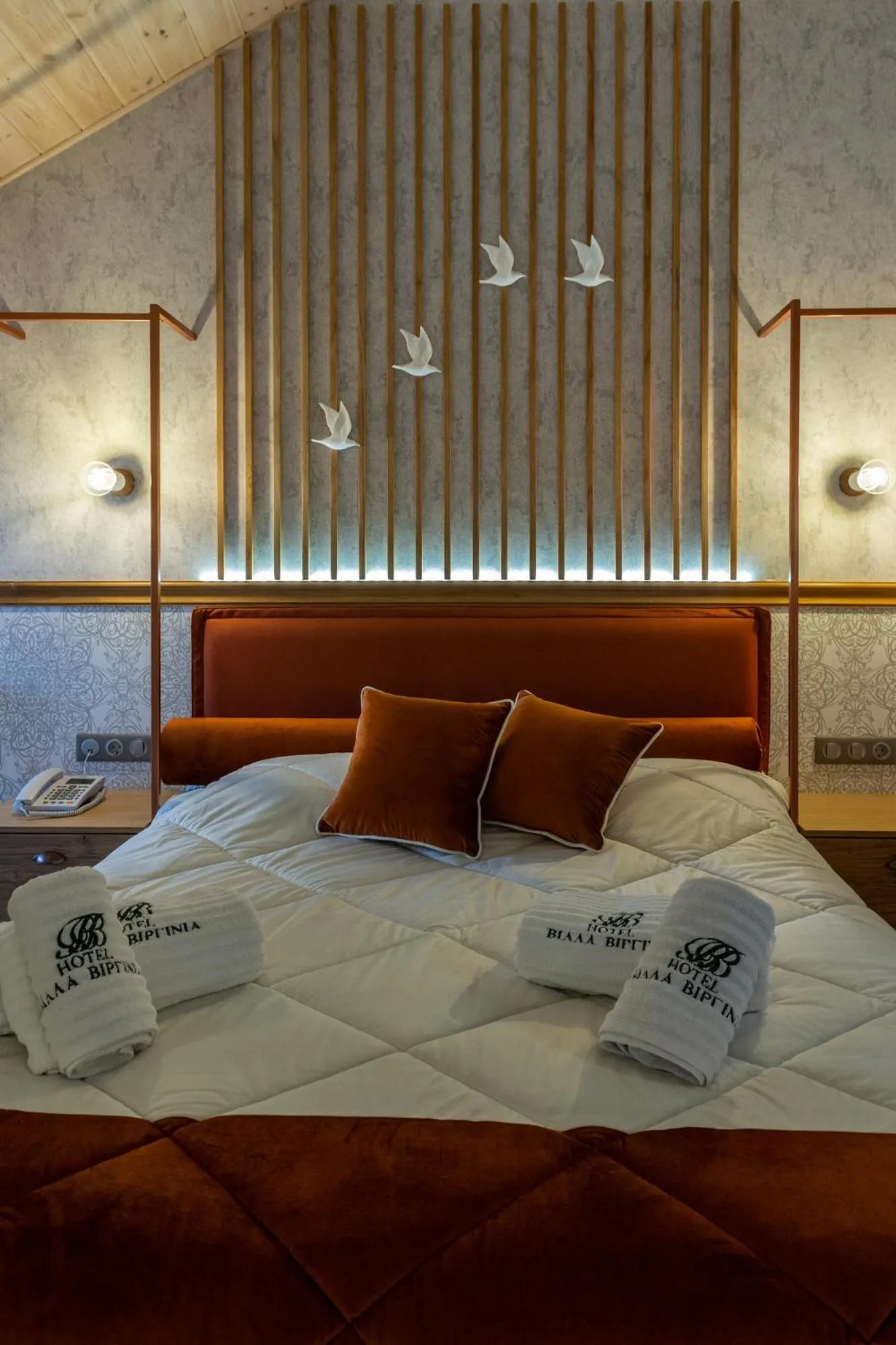 Bed in Villa Virginia Hotel