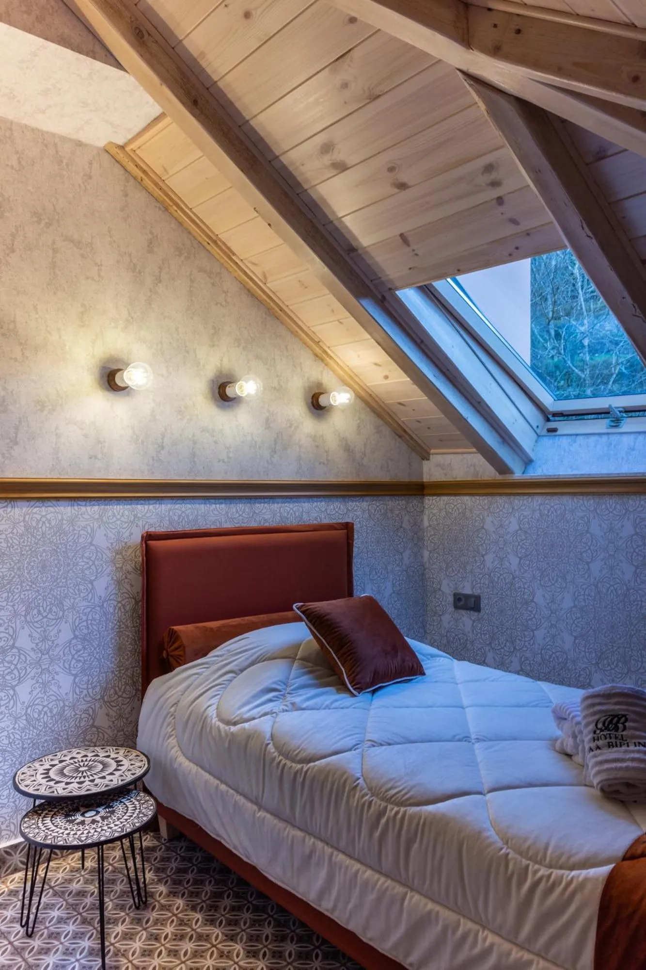 Bed in Villa Virginia Hotel