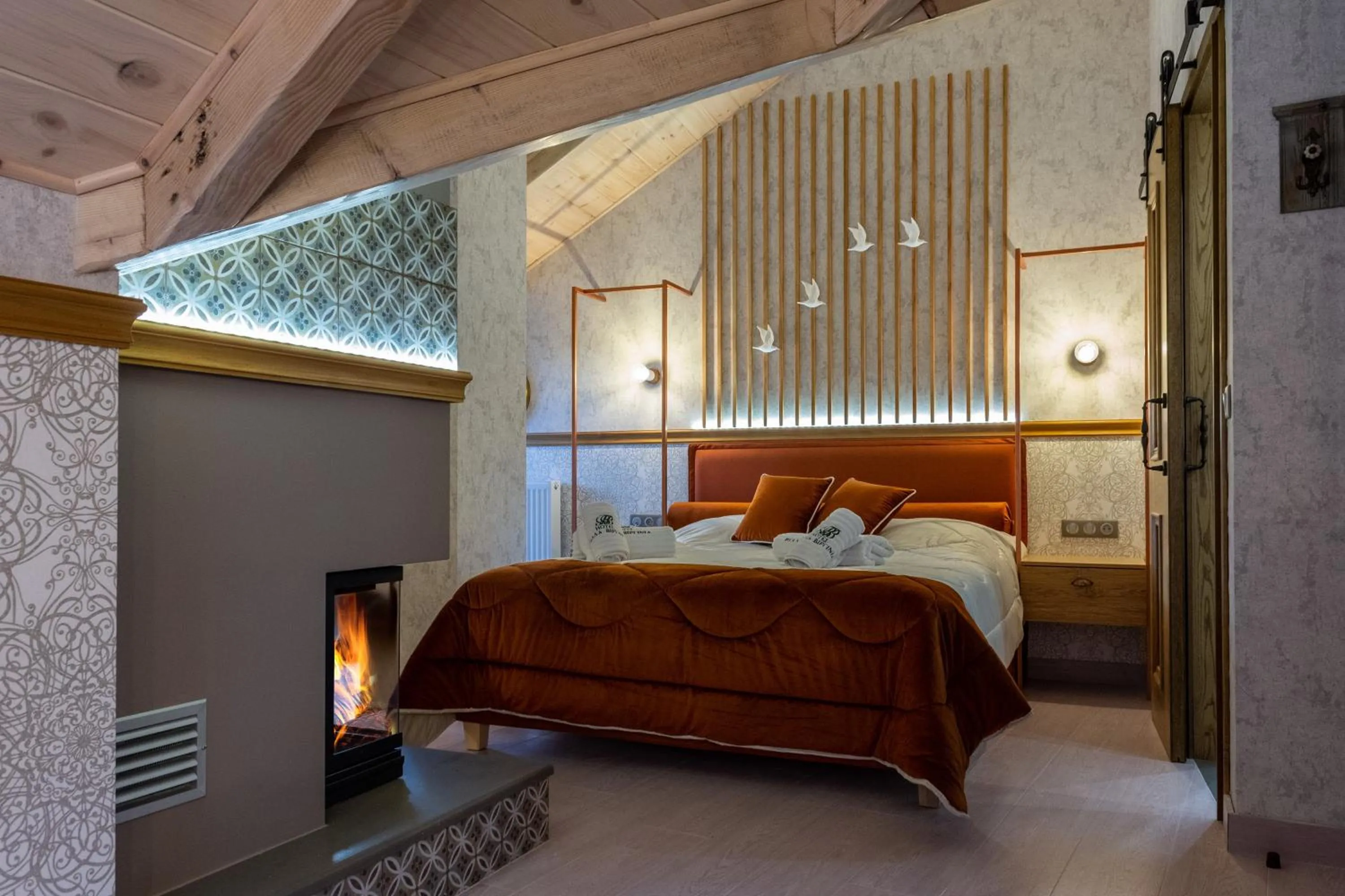 Bed in Villa Virginia Hotel