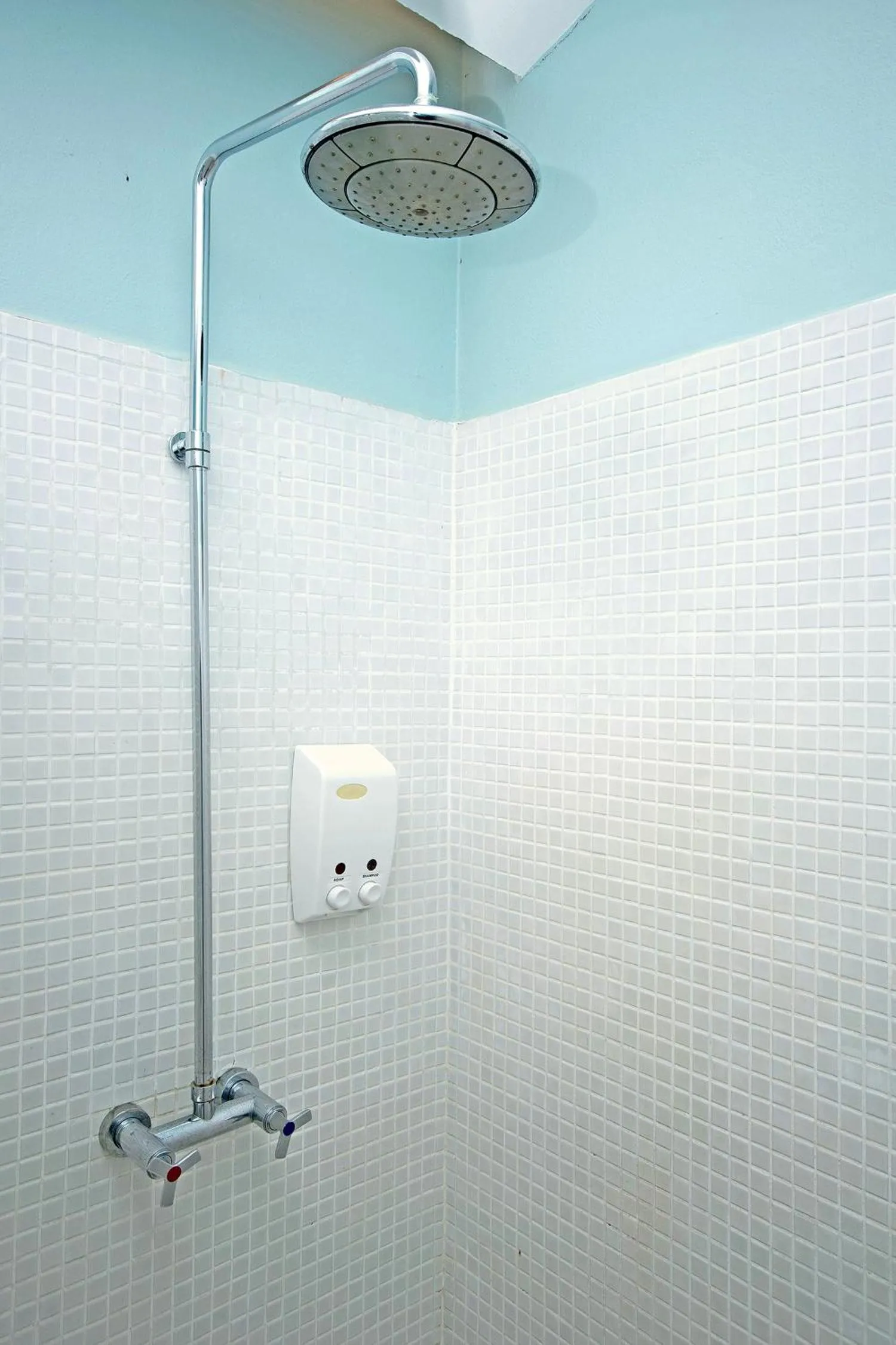 Shower in Aqua Beads Samed