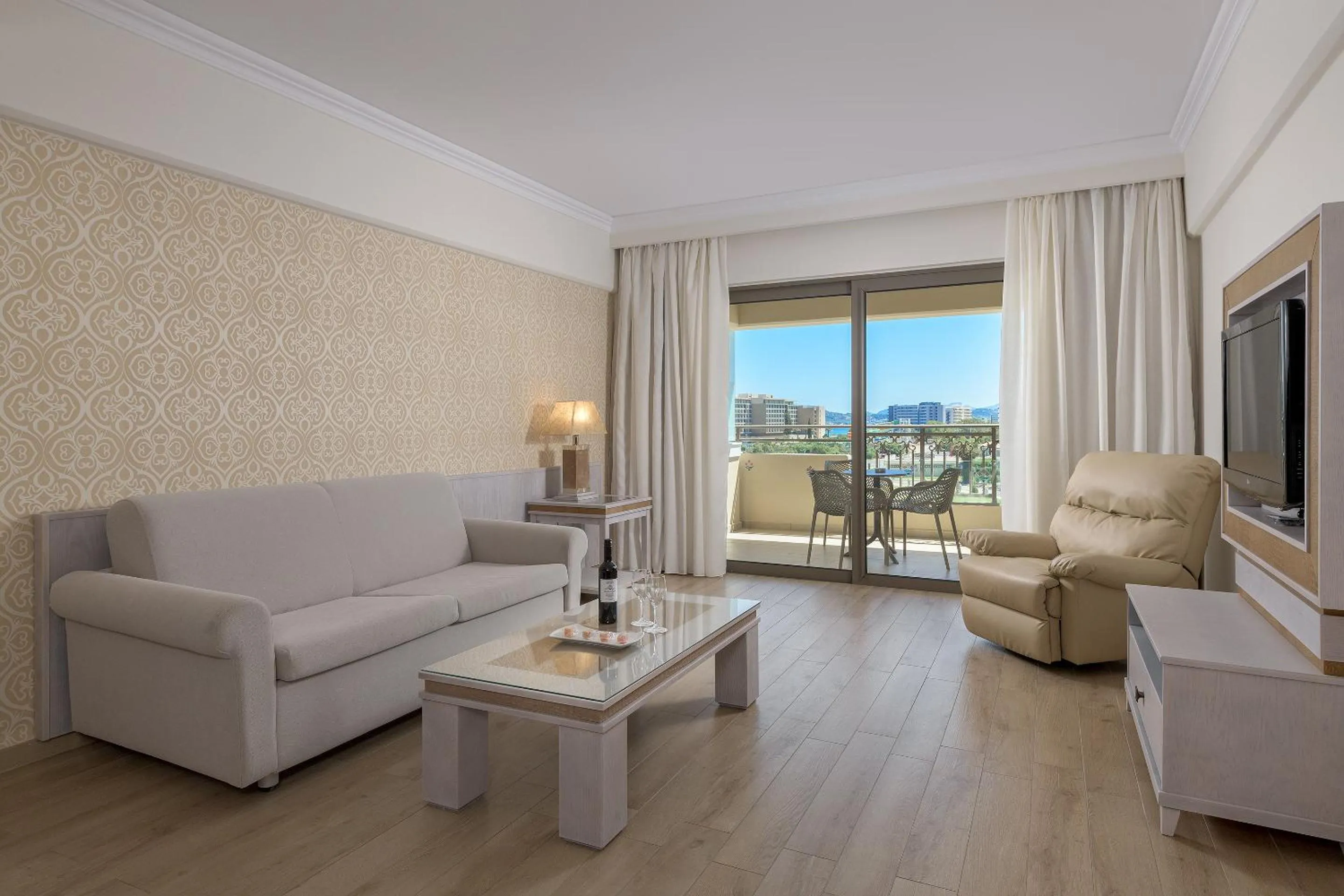 Seating area in La Marquise Luxury Resort Complex