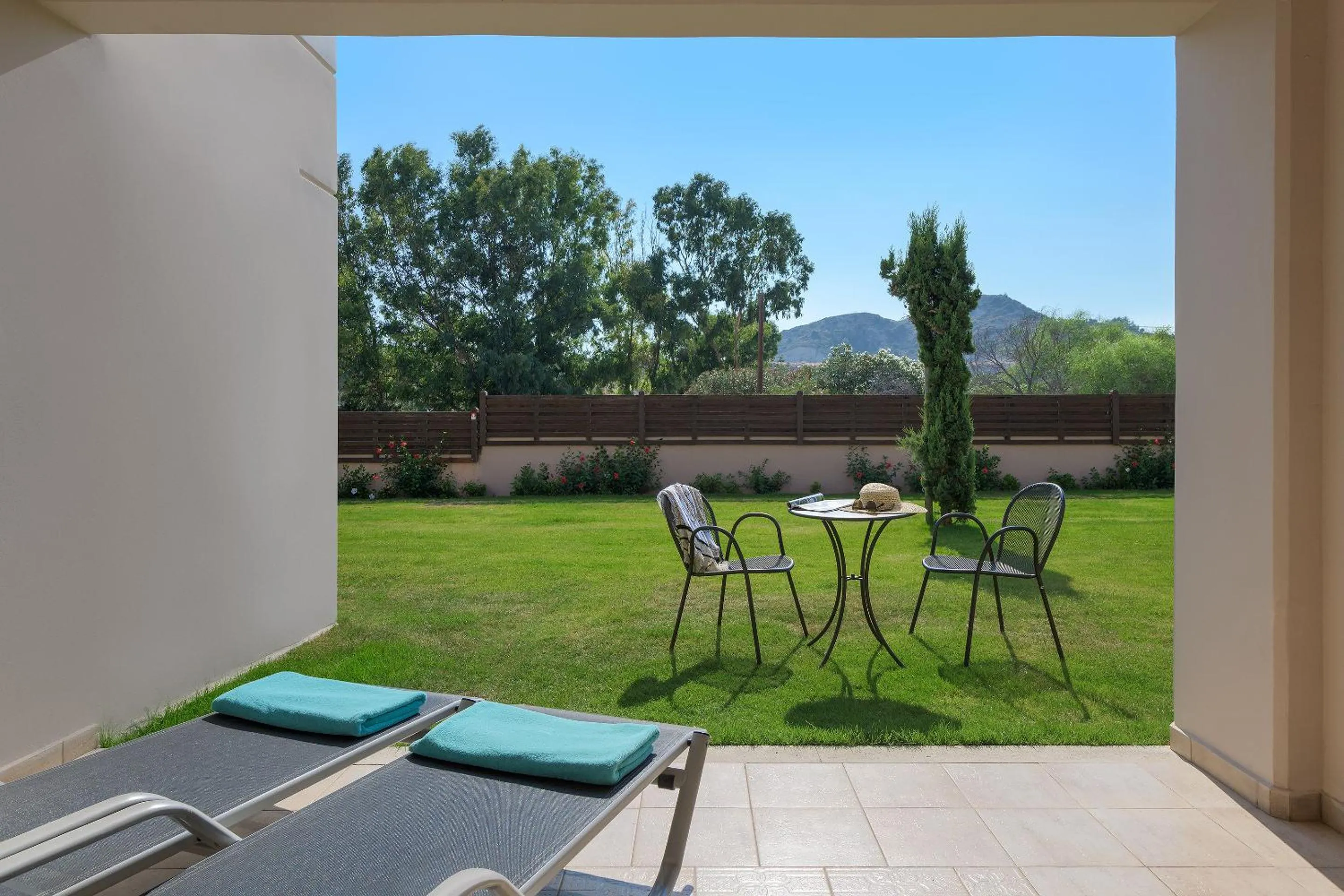 Garden view in La Marquise Luxury Resort Complex