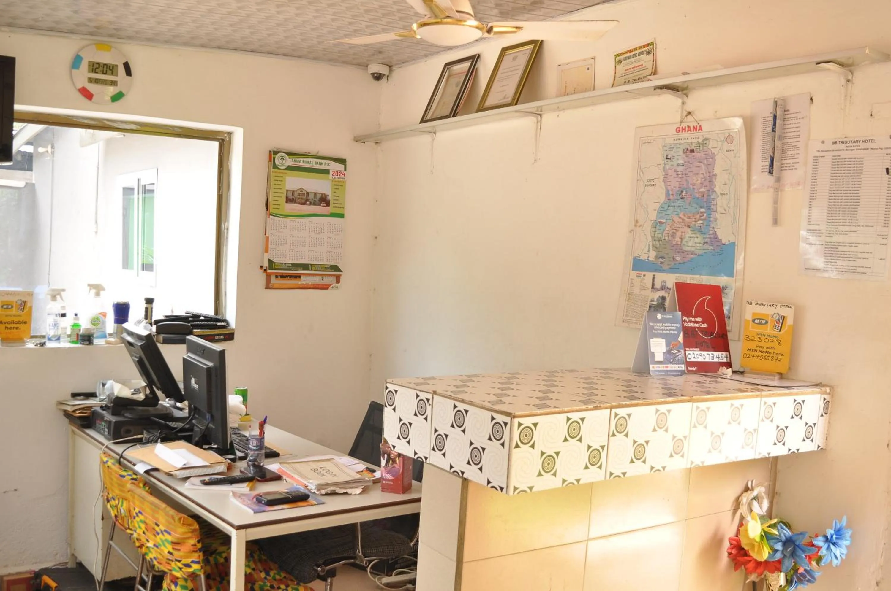 Lobby or reception in BB Tributary Hotel