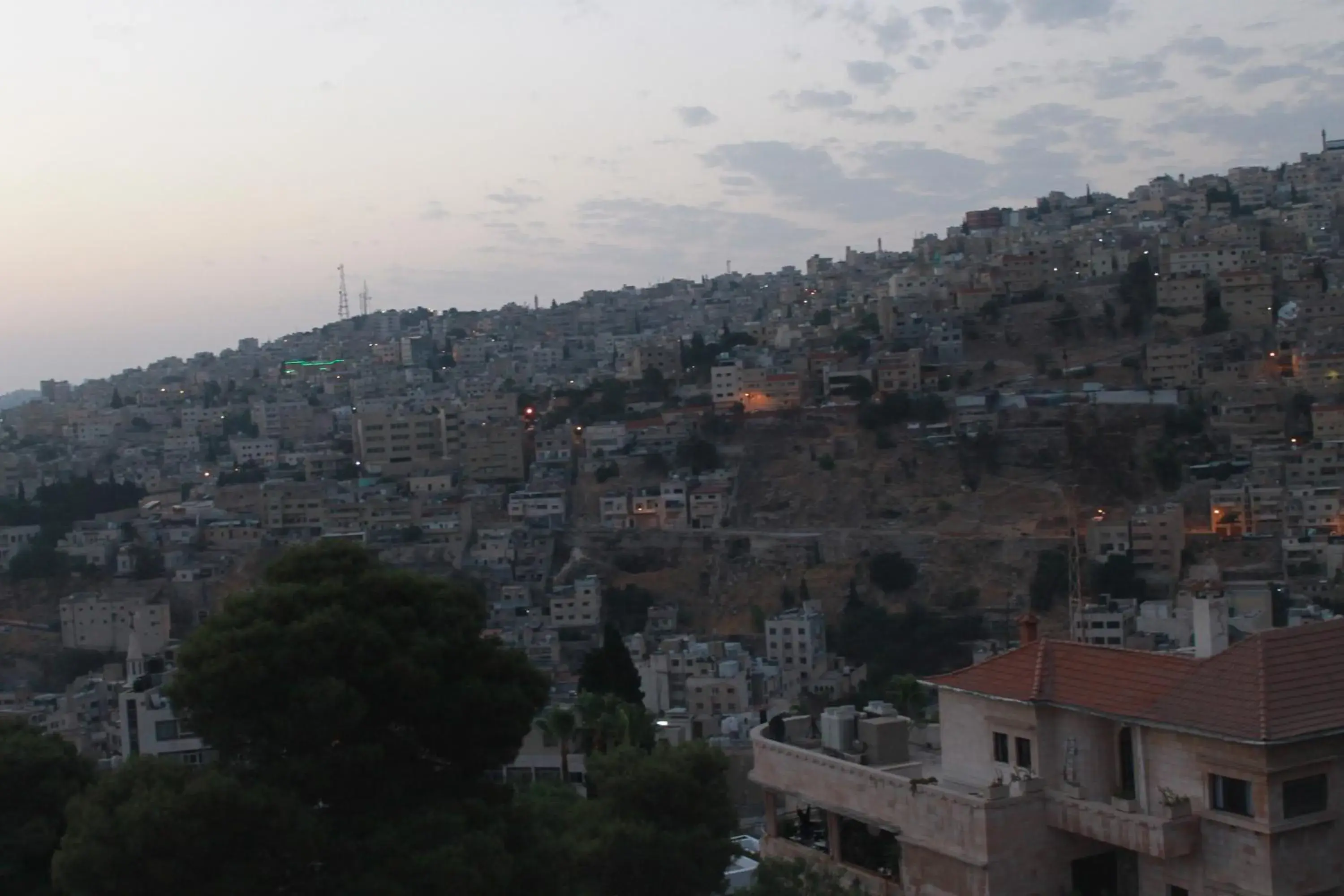 City view in Jabal Amman Hotel (Heritage House)
