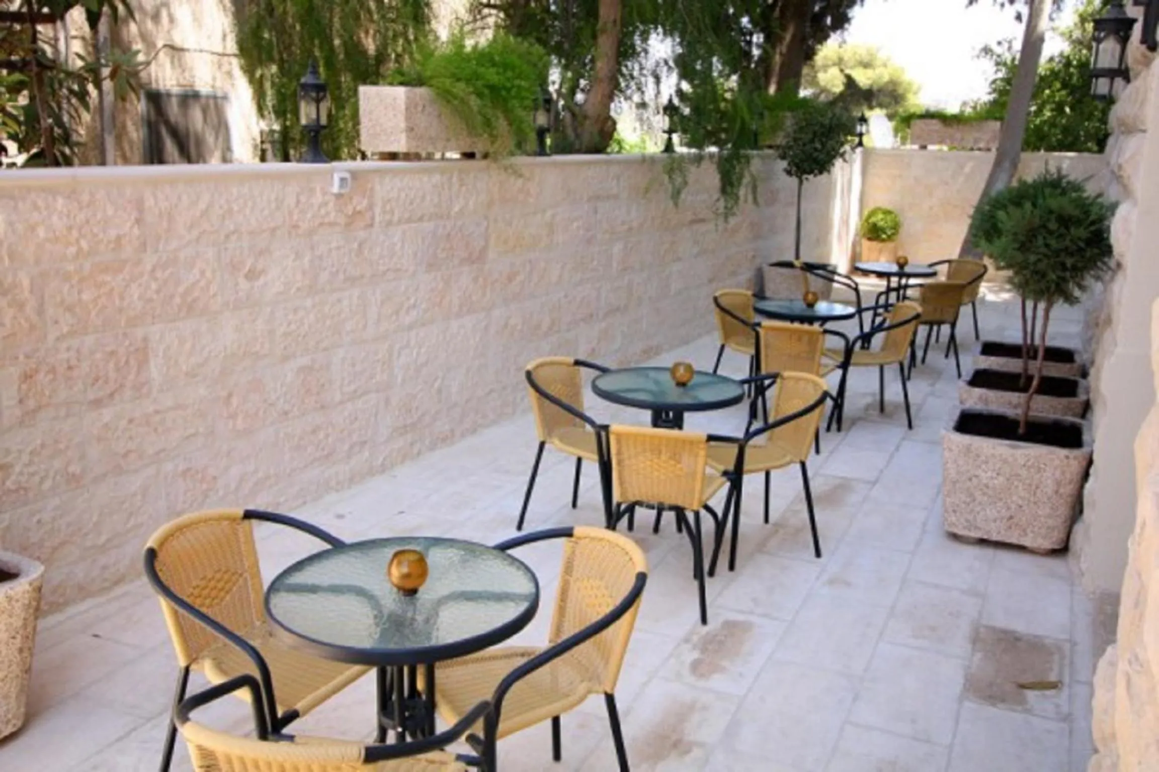 Garden in Jabal Amman Hotel (Heritage House)