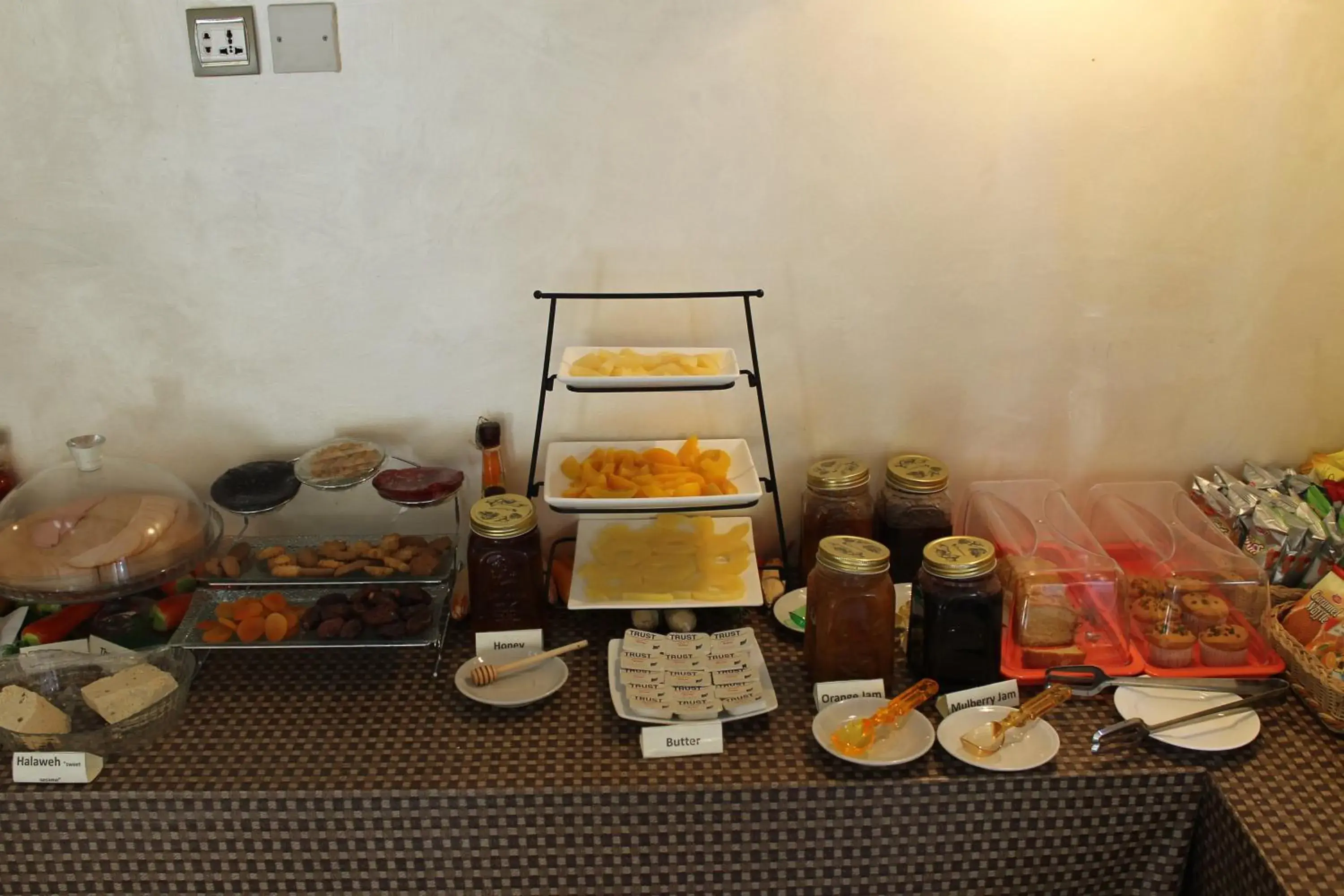 Breakfast in Jabal Amman Hotel (Heritage House)