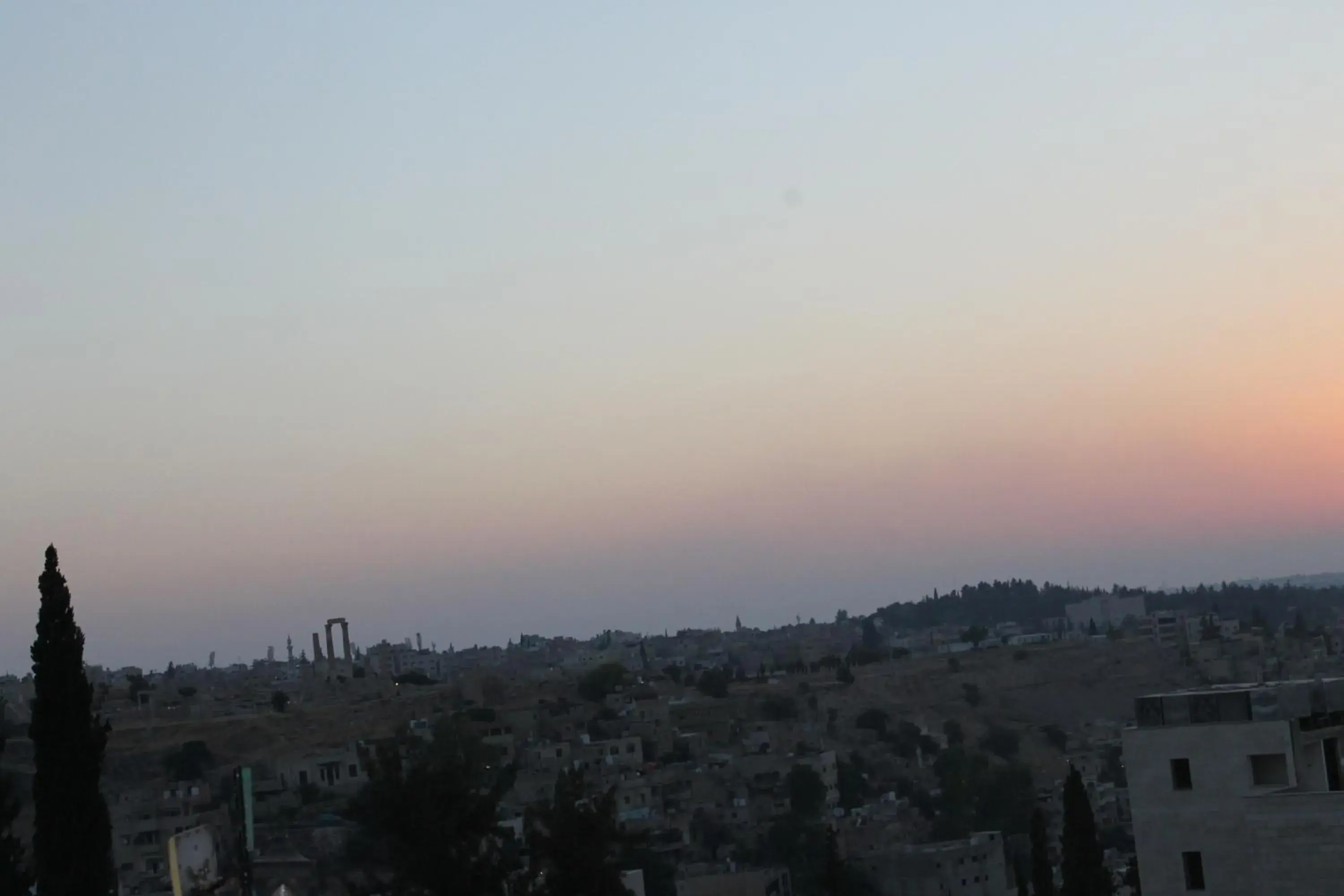 City view in Jabal Amman Hotel (Heritage House)