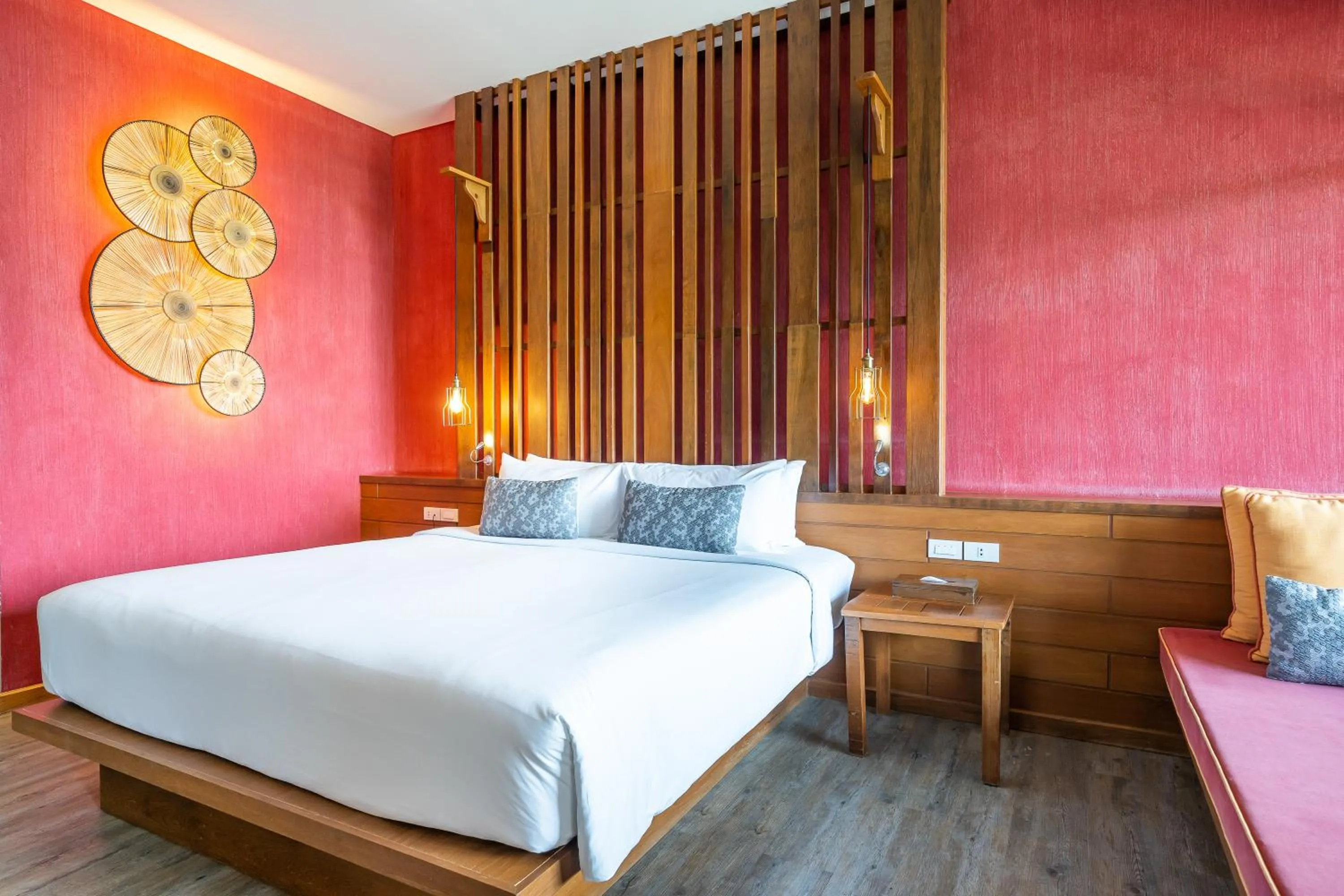 Bed in Ao Prao Resort