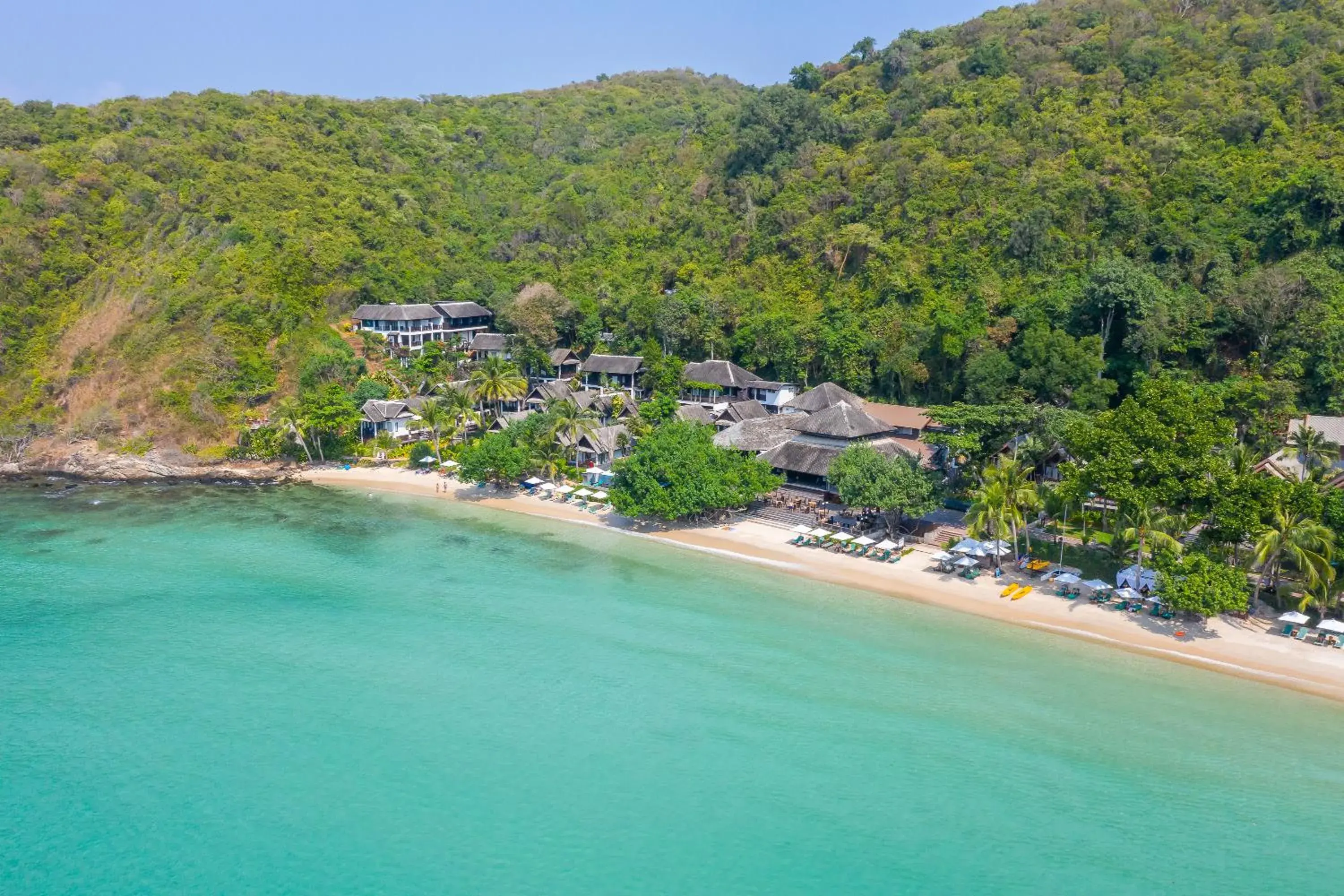 Bird's eye view in Ao Prao Resort Bird's eye view in Ao Prao Resort