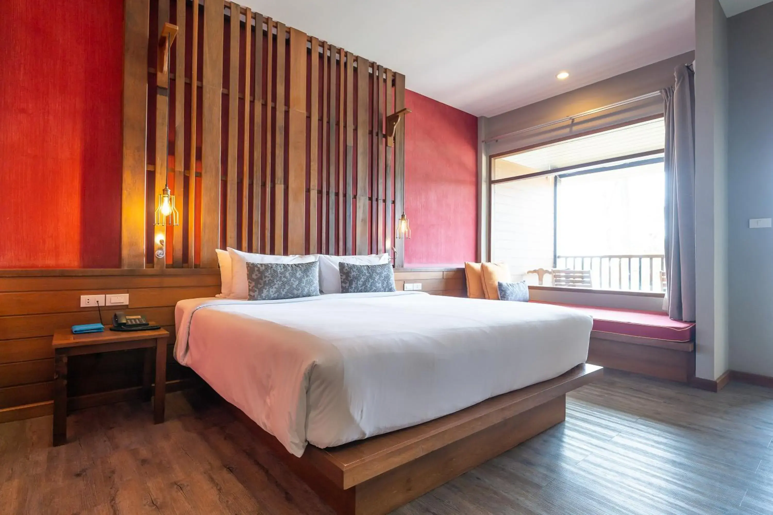 Bed in Ao Prao Resort Bed in Ao Prao Resort