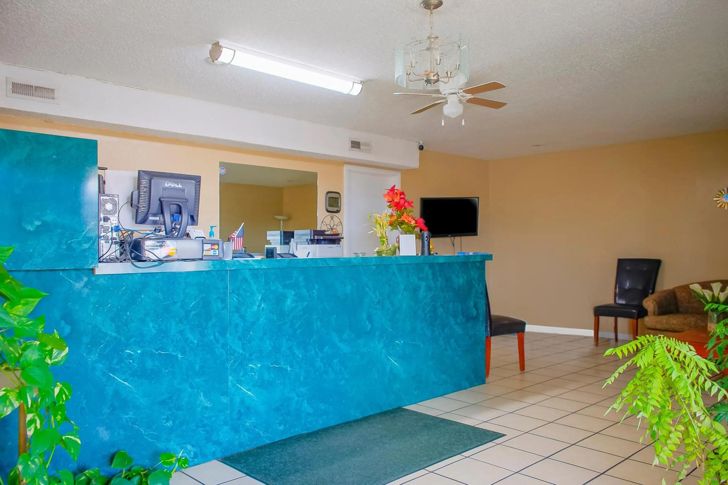 Lobby or reception in Duncan Inn by OYO, OK - Hwy 81 Near Chisholm Casino