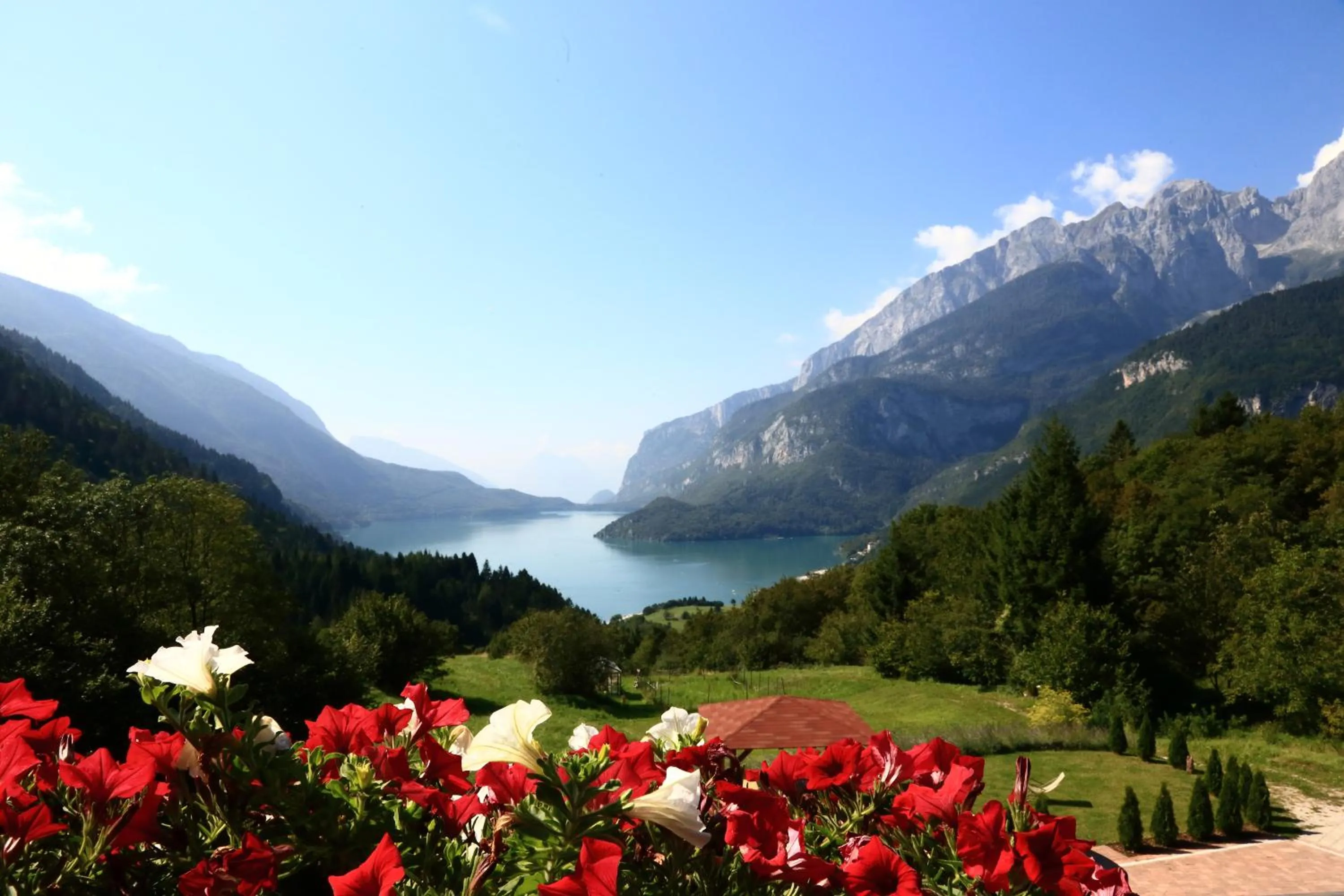 Garden view in Agriturismo Ai Castioni