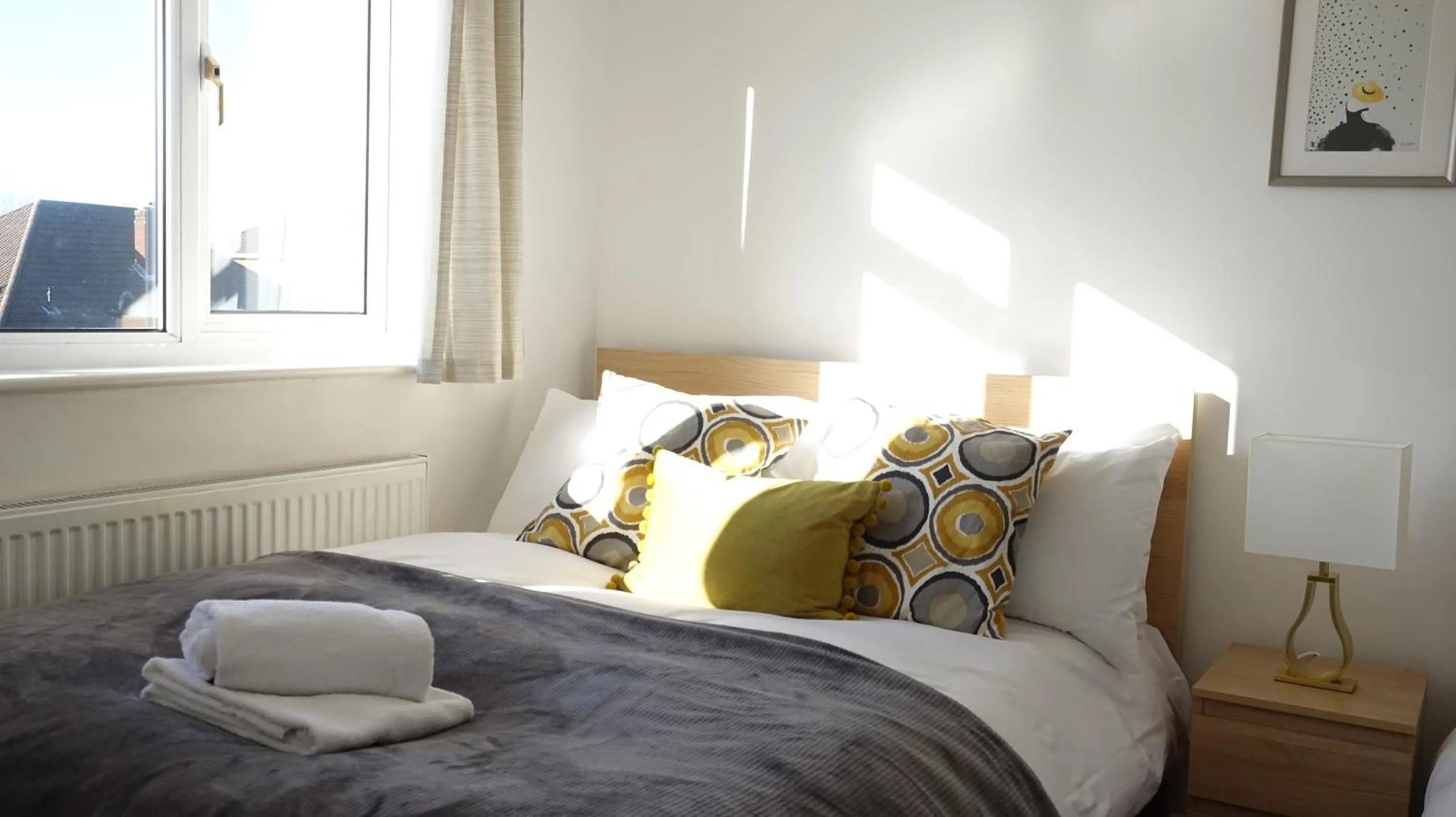 Bedroom in Airport Garden Rooms