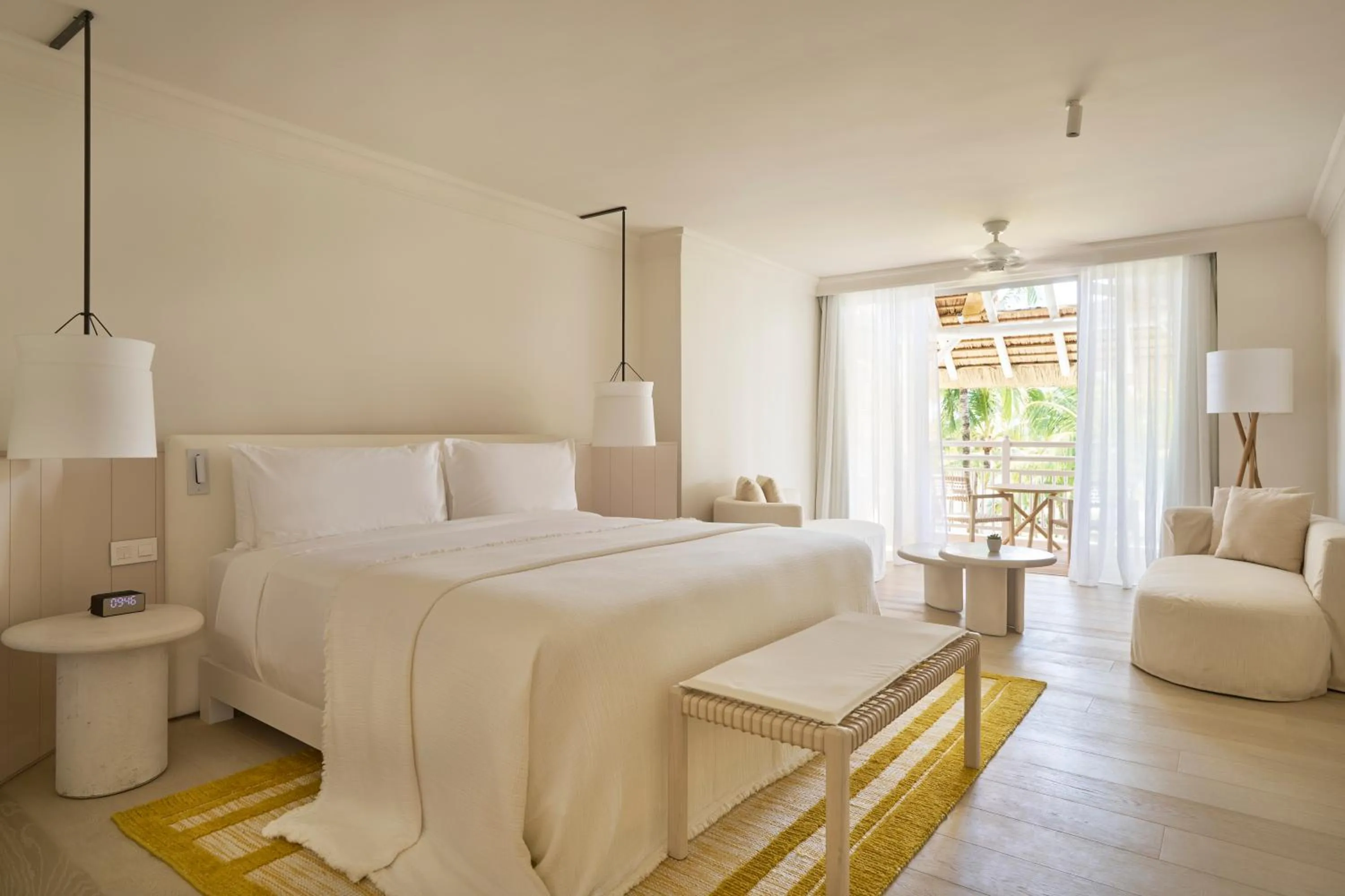 Bedroom, Bed in LUX* Belle Mare Resort & Villas